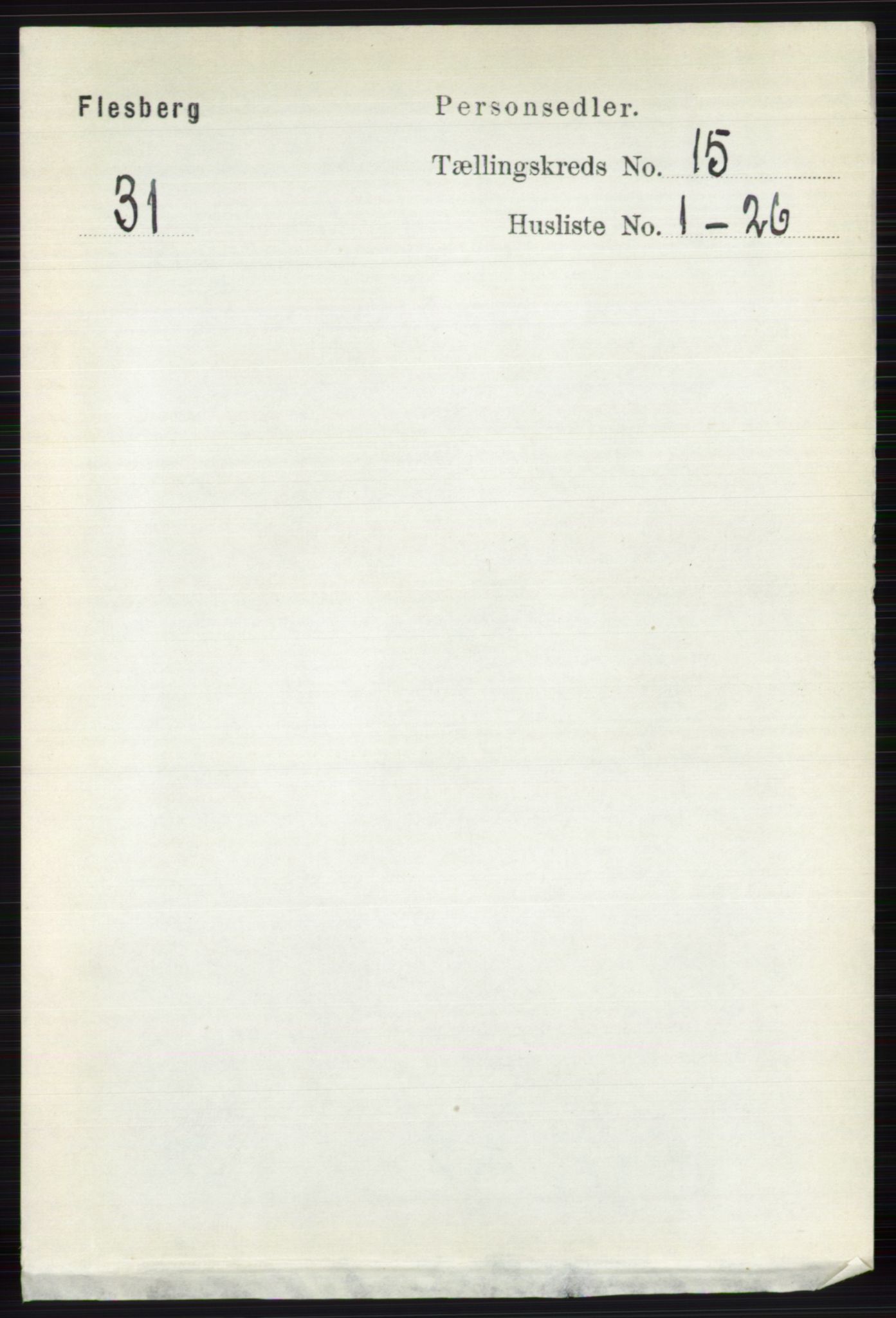 RA, Folketelling 1891 for 0631 Flesberg herred, 1891, s. 2692