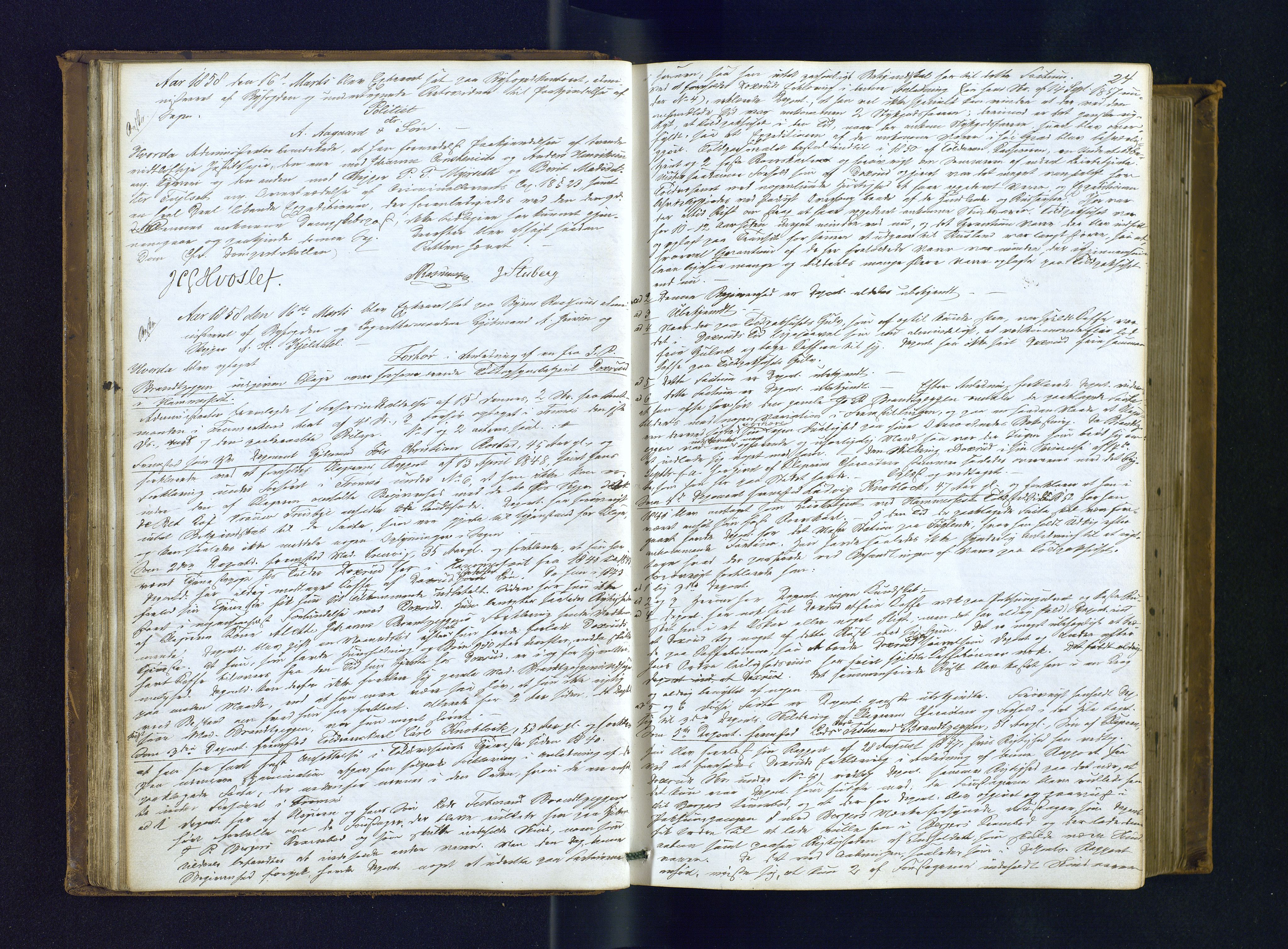 Byfogden i Hammerfest, AV/SATØ-S-0064/G/L0115: Ekstrarettsprotokoll m/reg., 1857-1864, s. 24