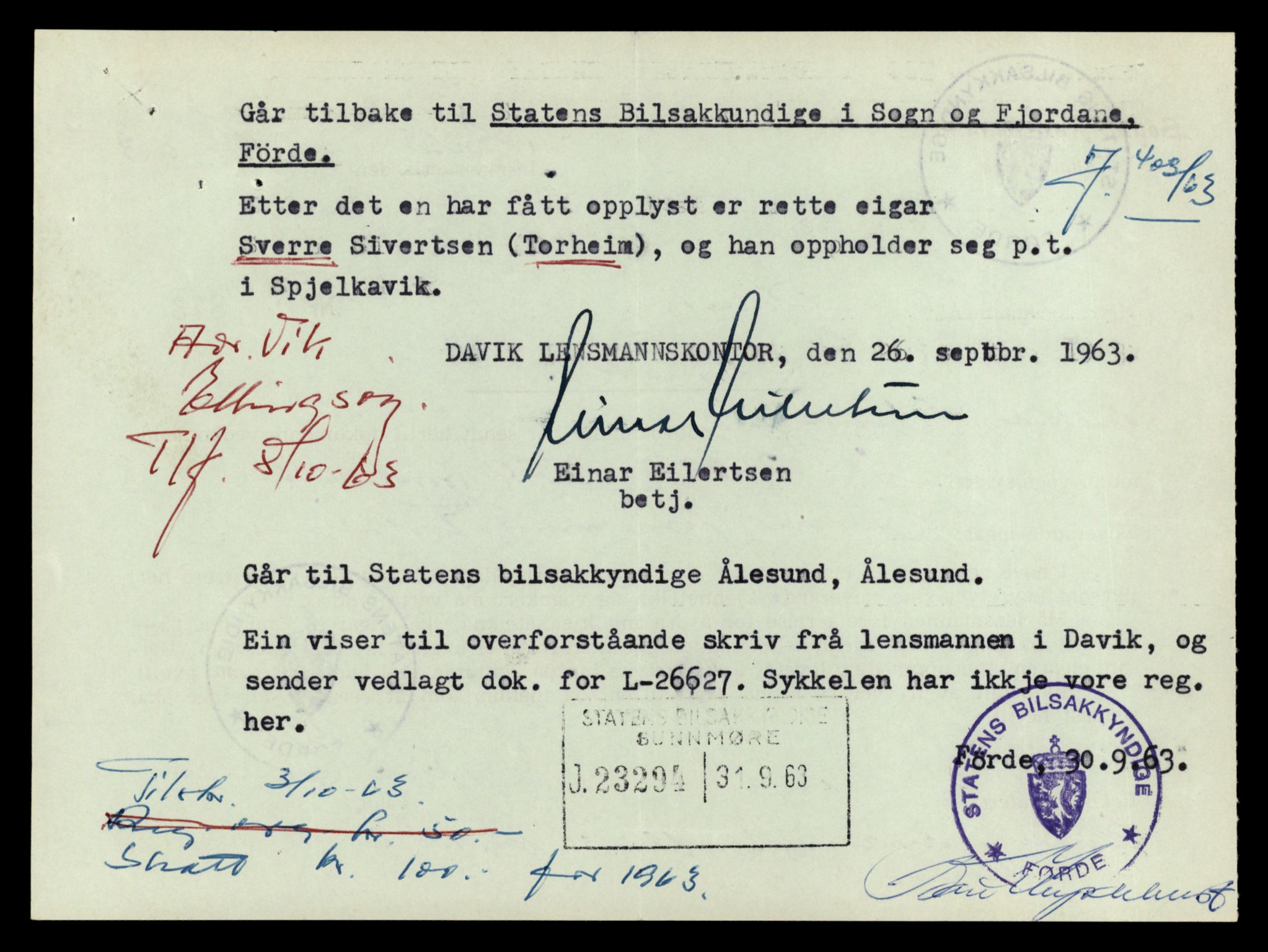 Møre og Romsdal vegkontor - Ålesund trafikkstasjon, AV/SAT-A-4099/F/Fe/L0042: Registreringskort for kjøretøy T 13906 - T 14079, 1927-1998, s. 1133