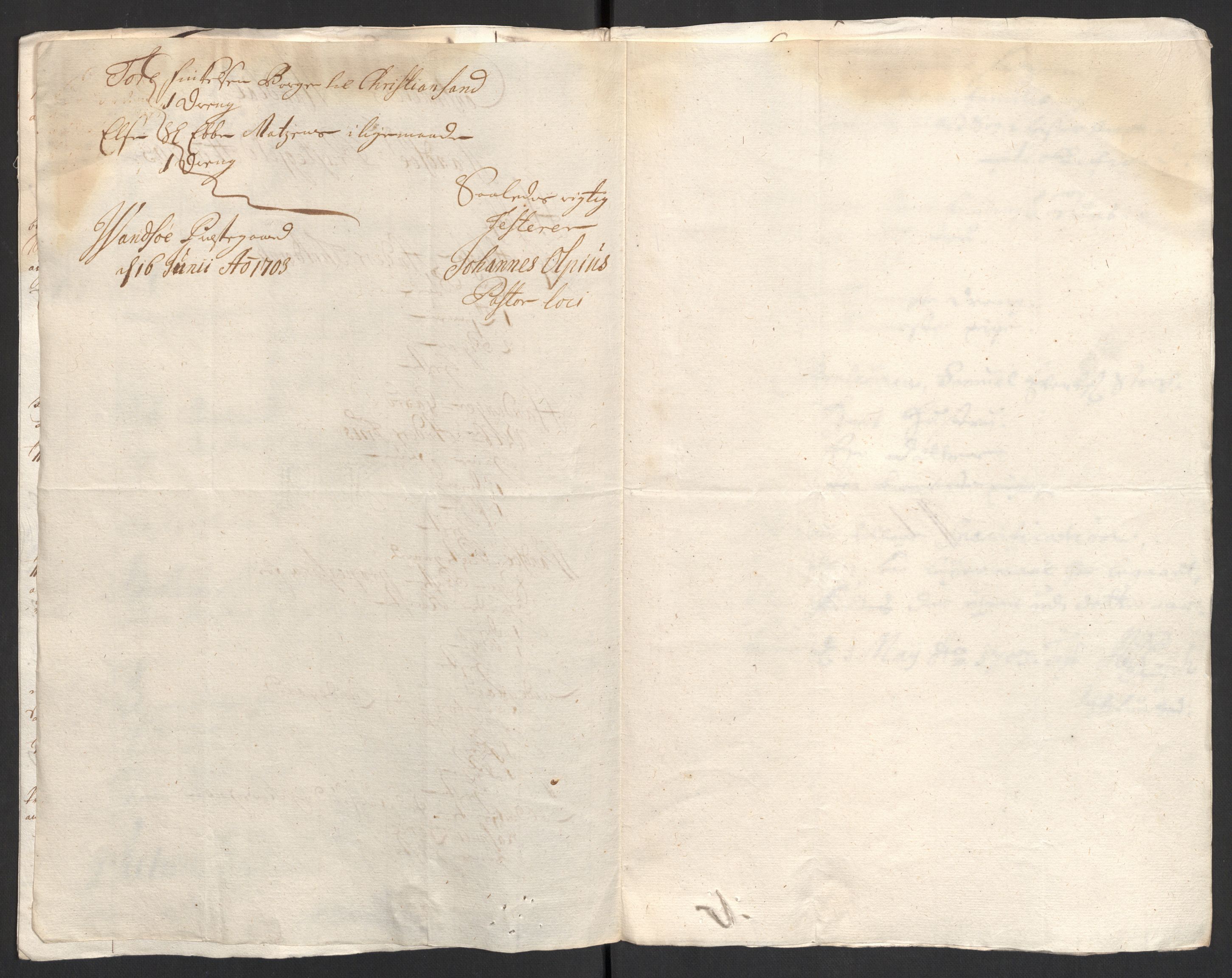 Rentekammeret inntil 1814, Reviderte regnskaper, Fogderegnskap, AV/RA-EA-4092/R43/L2550: Fogderegnskap Lista og Mandal, 1703-1704, s. 43