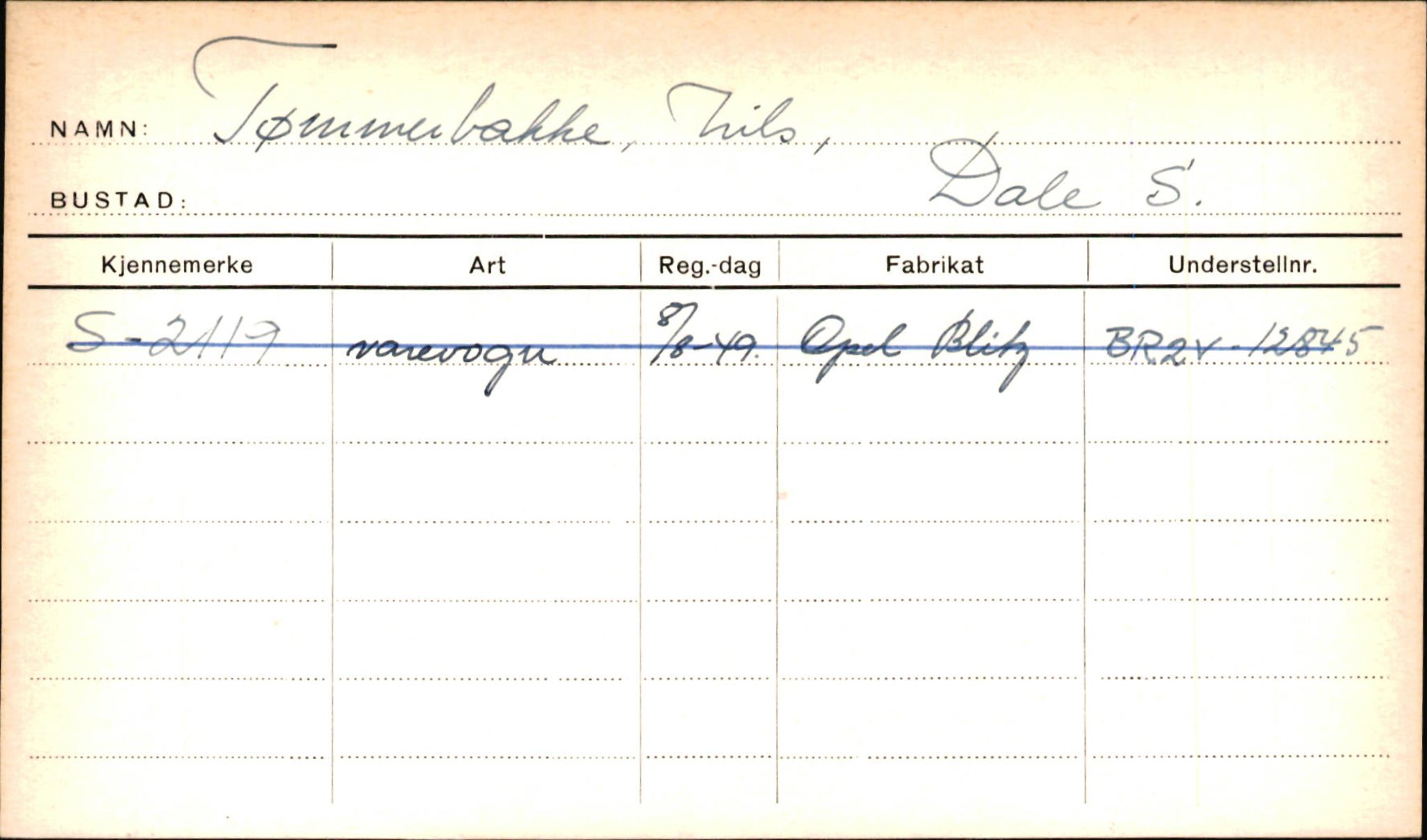 Statens vegvesen, Sogn og Fjordane vegkontor, AV/SAB-A-5301/4/F/L0002: Eigarregister Fjordane til 1.6.1961, 1930-1961, s. 304