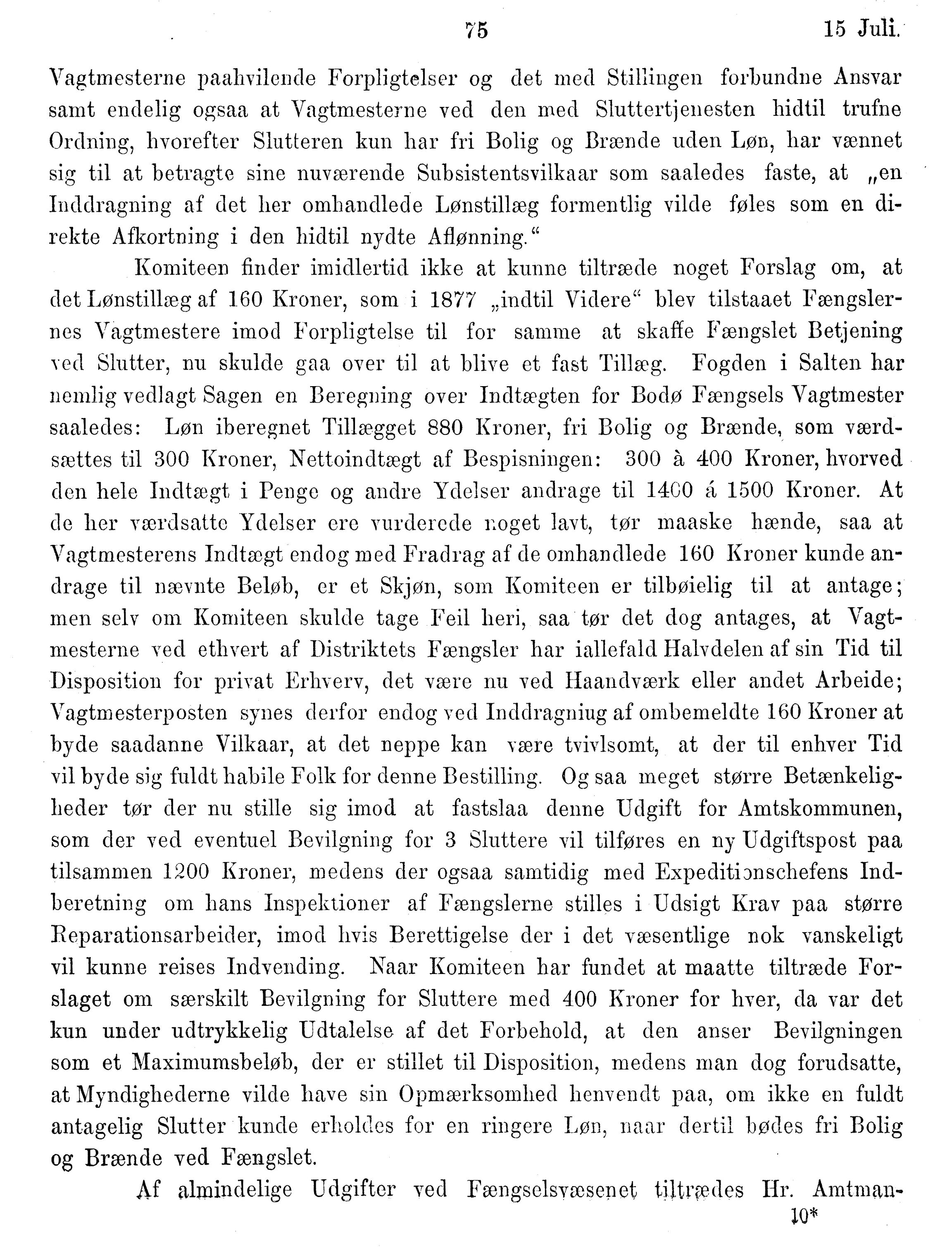 Nordland Fylkeskommune. Fylkestinget, AIN/NFK-17/176/A/Ac/L0014: Fylkestingsforhandlinger 1881-1885, 1881-1885