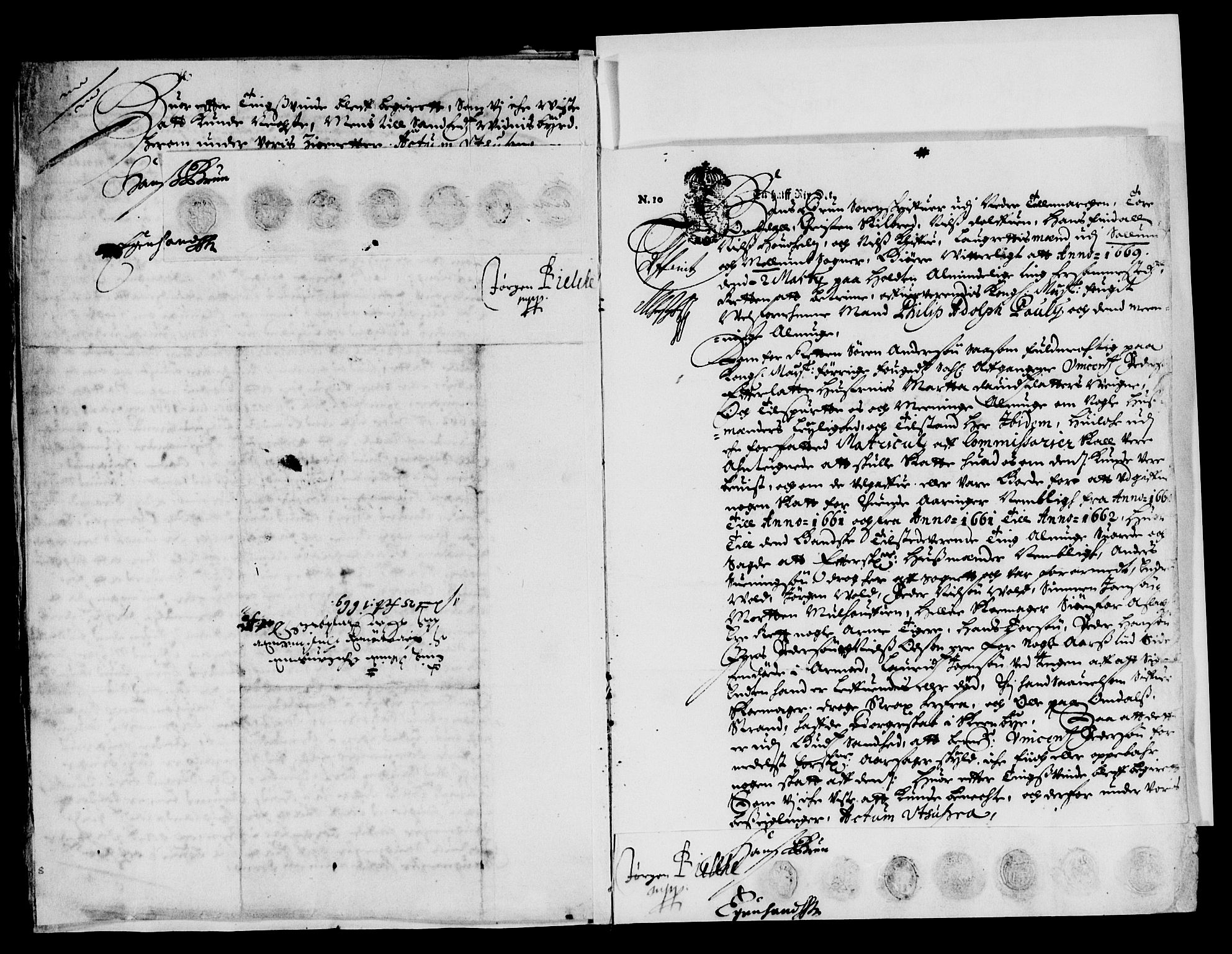 Rentekammeret inntil 1814, Reviderte regnskaper, Lensregnskaper, AV/RA-EA-5023/R/Rb/Rbp/L0048: Bratsberg len, 1661-1662