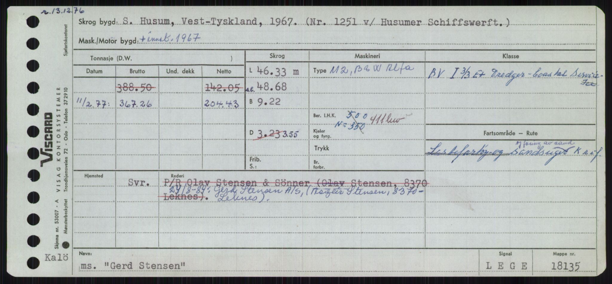 Sjøfartsdirektoratet med forløpere, Skipsmålingen, RA/S-1627/H/Ha/L0002/0002: Fartøy, Eik-Hill / Fartøy, G-Hill, s. 103