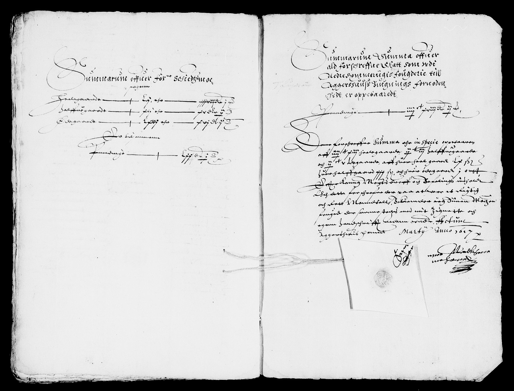 Rentekammeret inntil 1814, Reviderte regnskaper, Lensregnskaper, AV/RA-EA-5023/R/Rb/Rba/L0043: Akershus len, 1608-1618