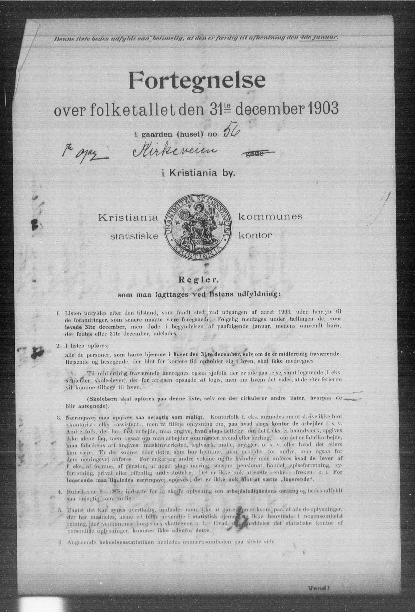 OBA, Kommunal folketelling 31.12.1903 for Kristiania kjøpstad, 1903, s. 10044
