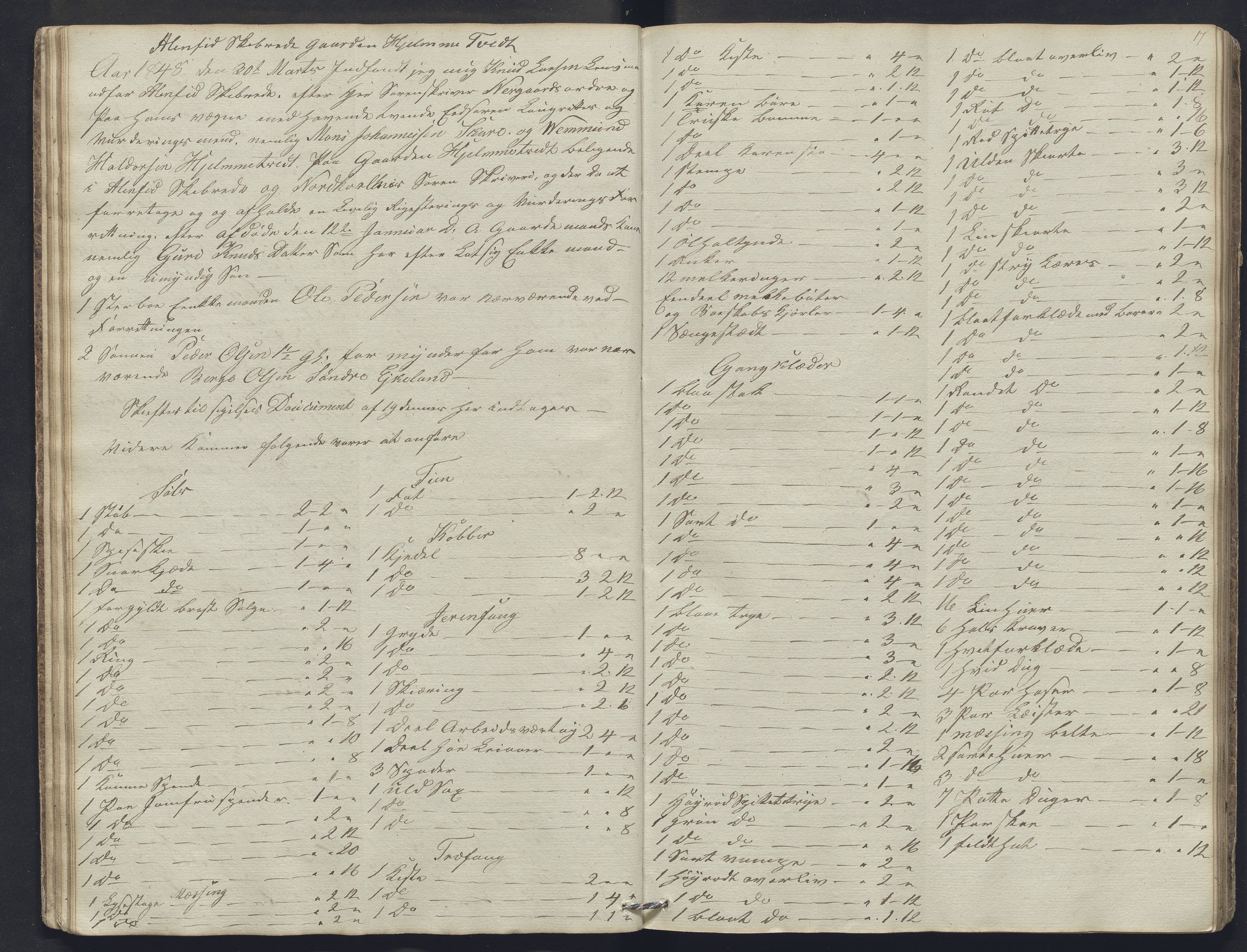 Nordhordland sorenskrivar, SAB/A-2901/1/H/Hb/L0003: Registreringsprotokollar, 1846-1852, s. 17