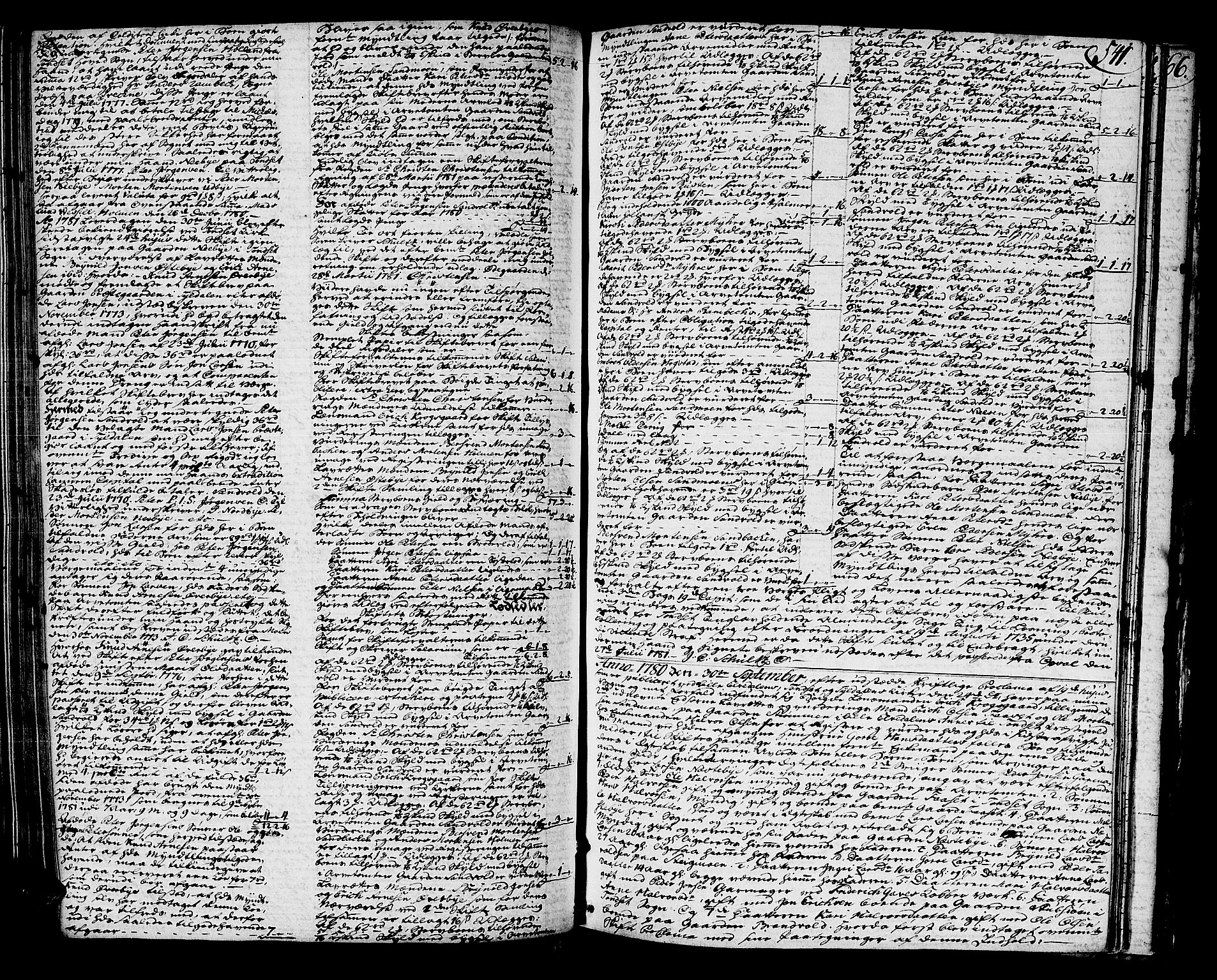 Østerdalen sorenskriveri, AV/SAH-TING-032/J/Ja/L0003: Skifteprotokoll, 1776-1781, s. 540b-541a
