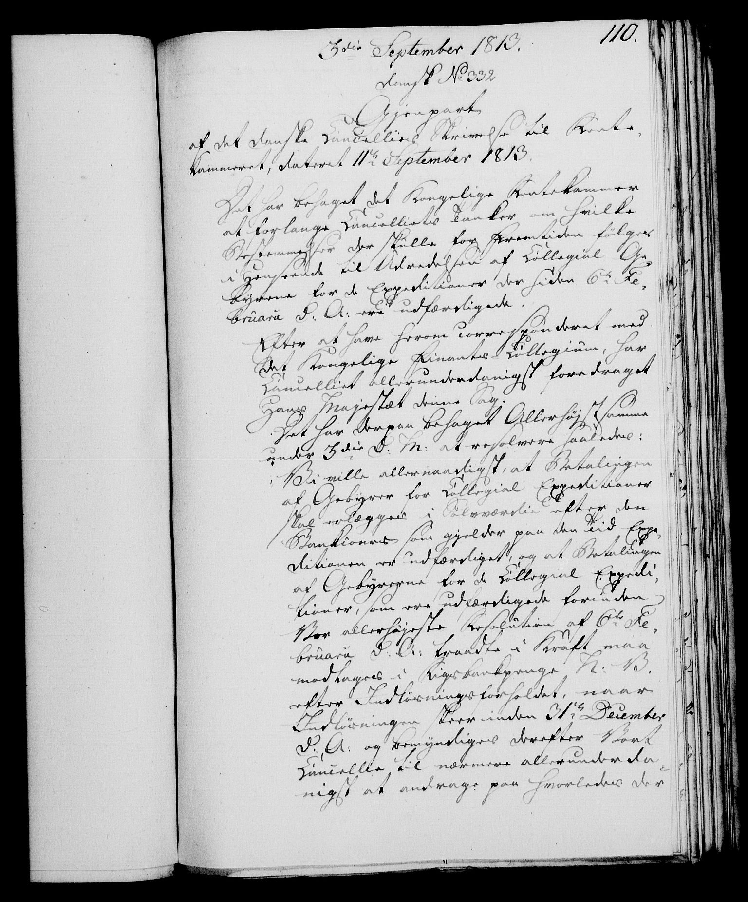 Rentekammeret, Kammerkanselliet, RA/EA-3111/G/Gf/Gfa/L0095: Norsk relasjons- og resolusjonsprotokoll (merket RK 52.95), 1813-1814, s. 467