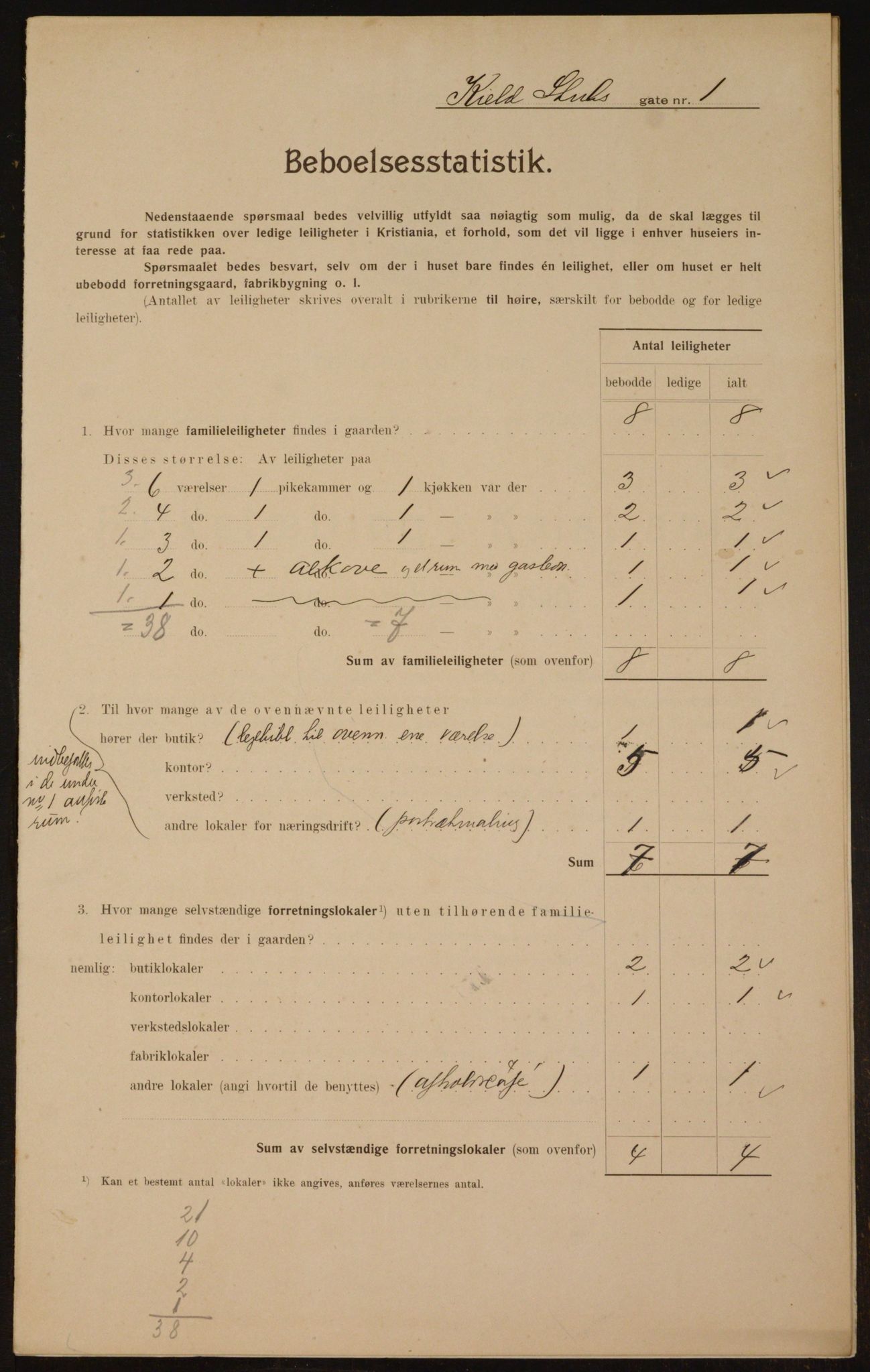 OBA, Kommunal folketelling 1.2.1910 for Kristiania, 1910, s. 49823