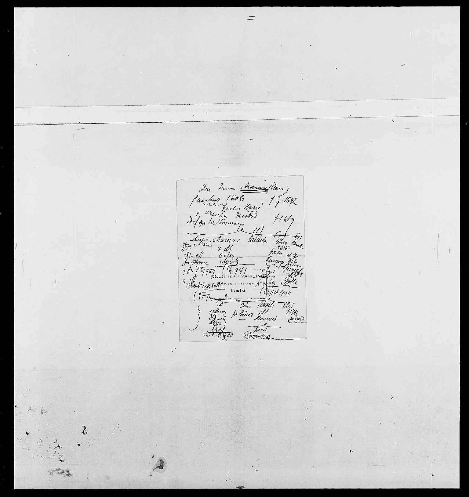 Delgobe, Charles Antoine - samling, AV/SAO-PAO-0038/D/Da/L0002: Anker, Ancher - Bauner, s. 448