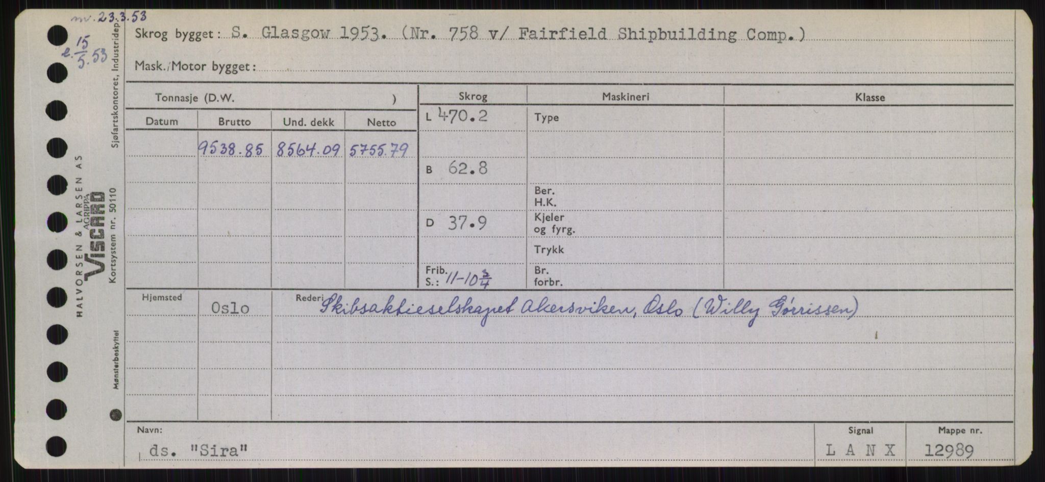 Sjøfartsdirektoratet med forløpere, Skipsmålingen, RA/S-1627/H/Hb/L0004: Fartøy, O-S, s. 329