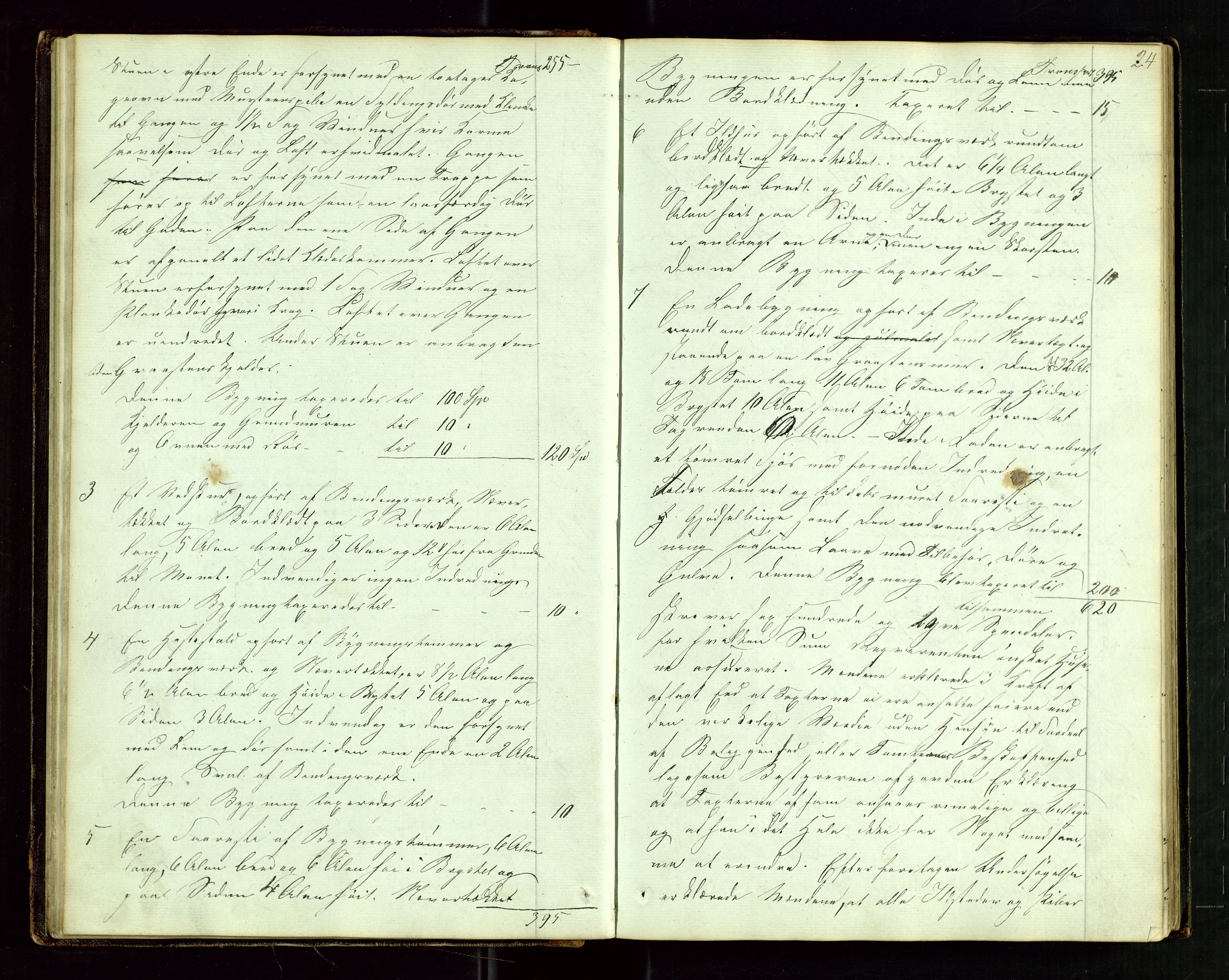Sauda lensmannskontor, SAST/A-100177/Goa/L0001: "Brandtaxations-Protocol for Søvde Thinglaug", 1846-1886, s. 23b-24a