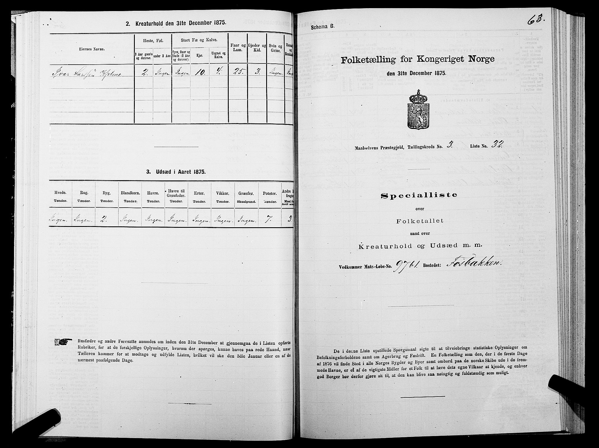 SATØ, Folketelling 1875 for 1924P Målselv prestegjeld, 1875, s. 2063