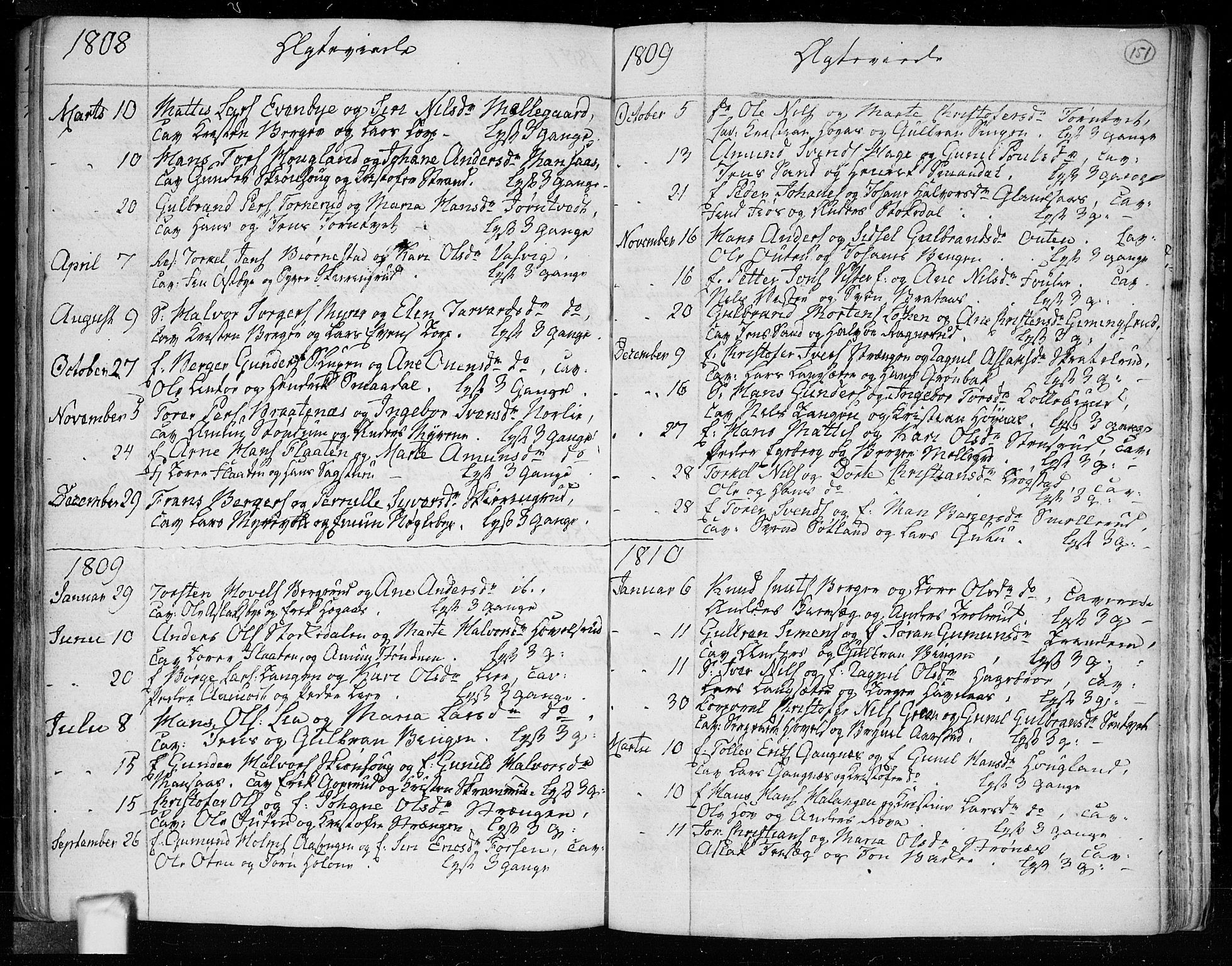 Trøgstad prestekontor Kirkebøker, AV/SAO-A-10925/F/Fa/L0005: Ministerialbok nr. I 5, 1784-1814, s. 151