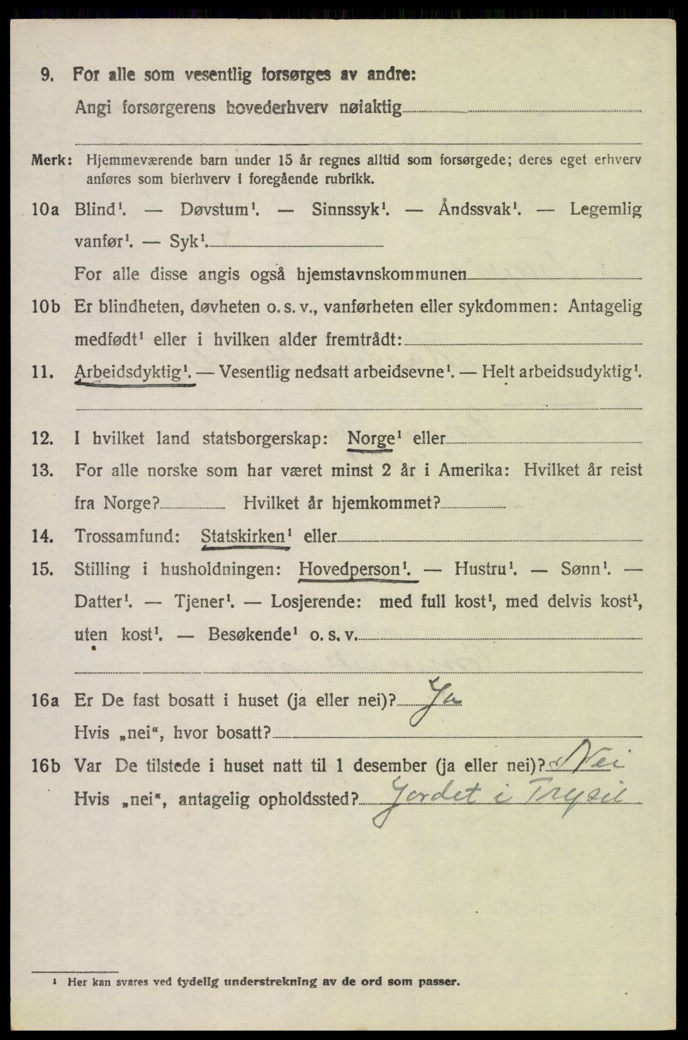SAH, Folketelling 1920 for 0428 Trysil herred, 1920, s. 4650