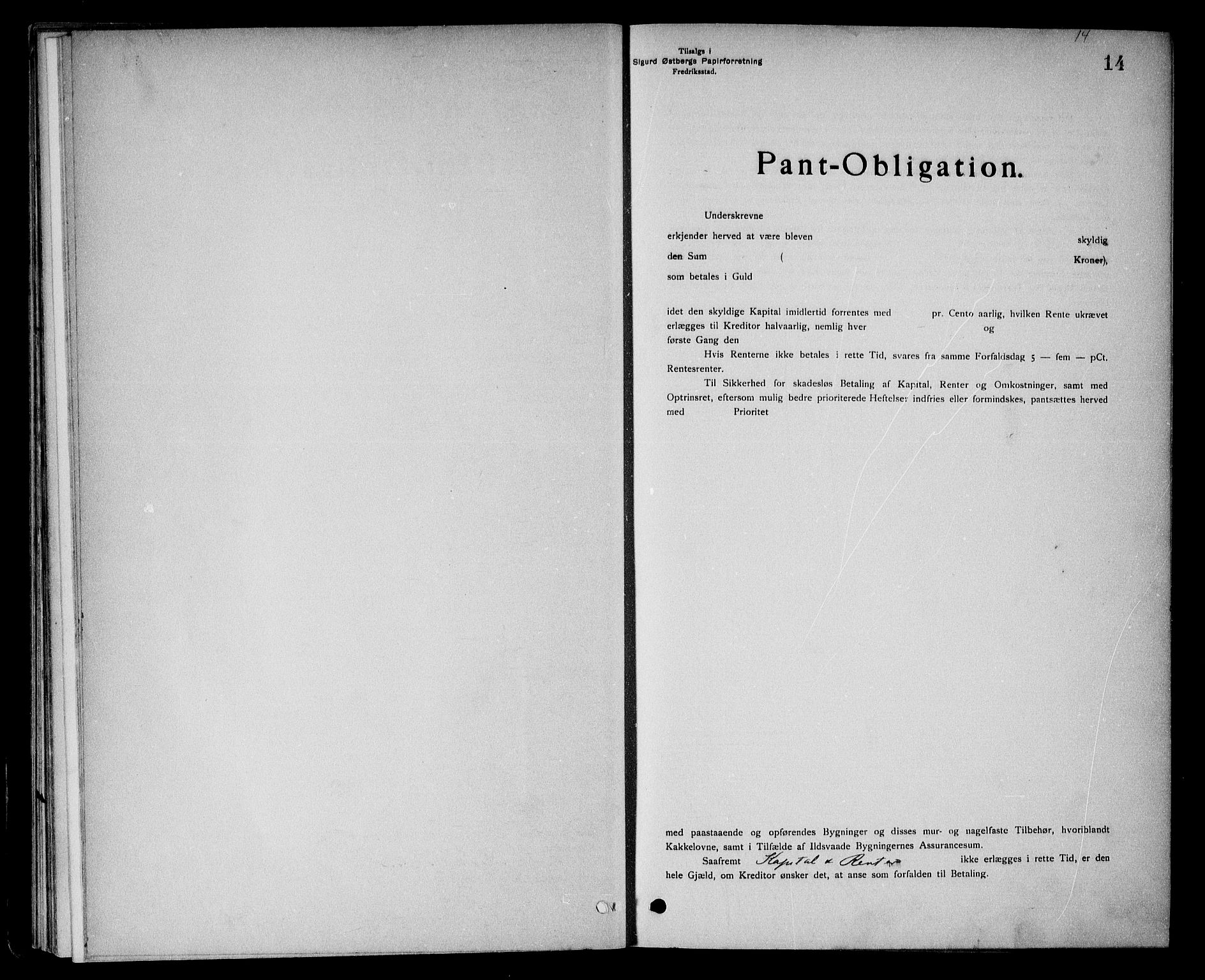 Onsøy sorenskriveri, SAO/A-10474/G/Ga/Gaa/L0042: Pantebok nr. I 42, 1912-1913, s. 14