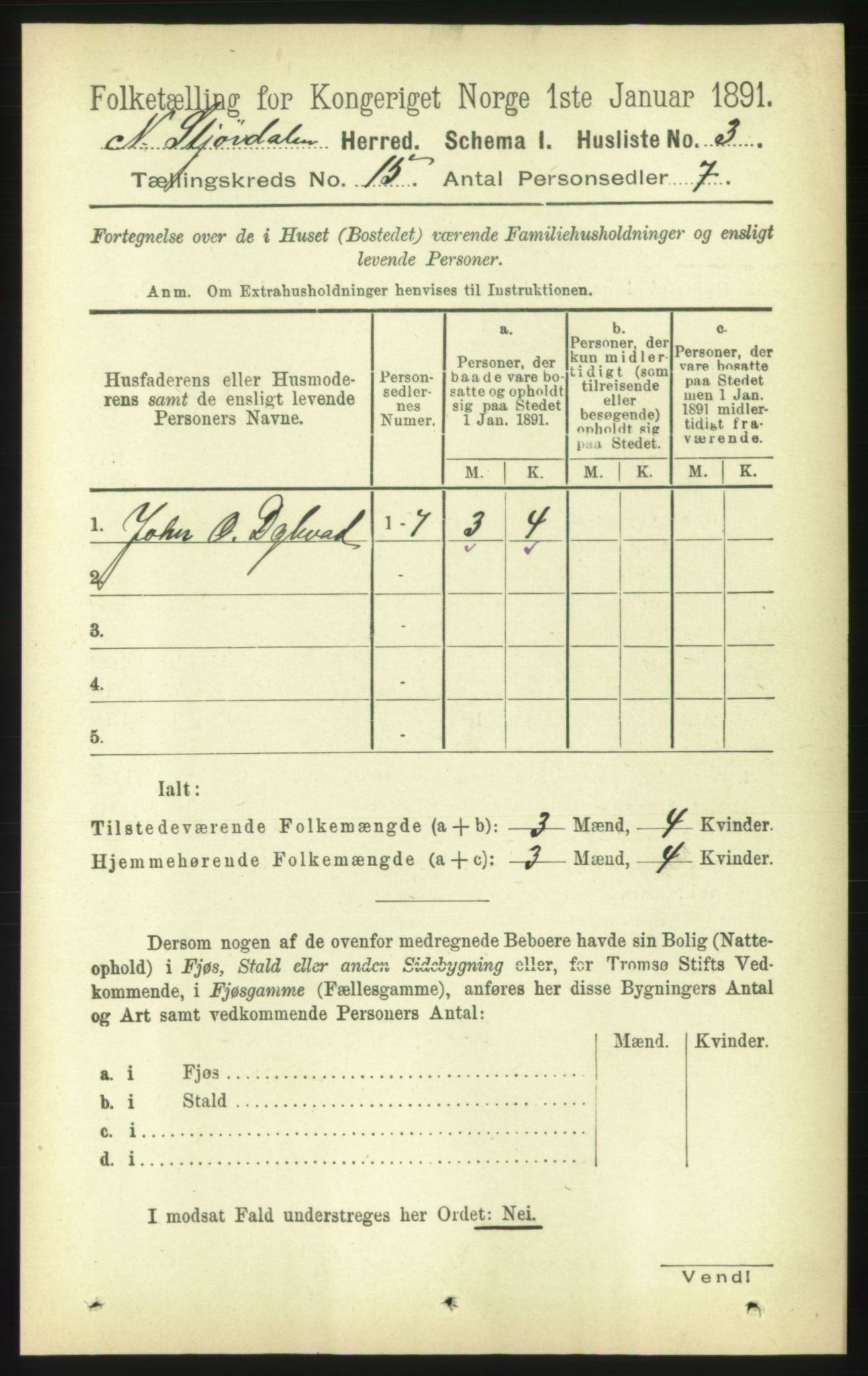 RA, Folketelling 1891 for 1714 Nedre Stjørdal herred, 1891, s. 7013