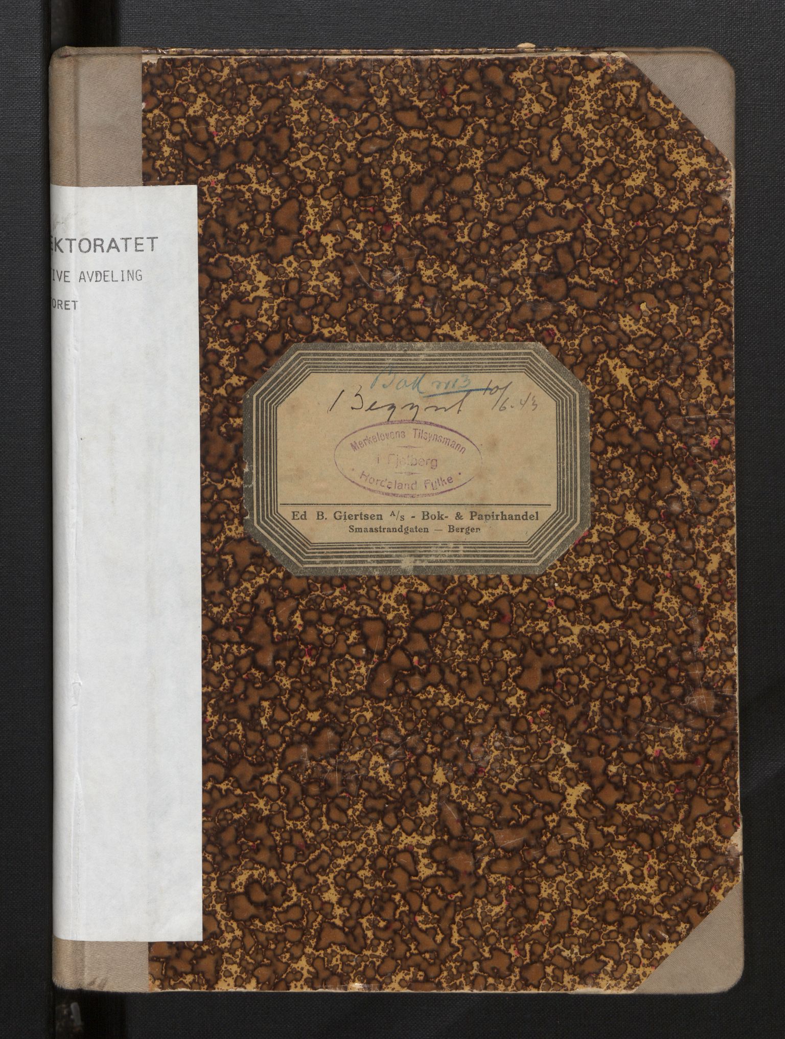 Fiskeridirektoratet - 1 Adm. ledelse - 13 Båtkontoret, AV/SAB-A-2003/I/Ia/Iah/L0050: 135.0816/3 Merkeprotokoll - Fjelberg, 1942-1948