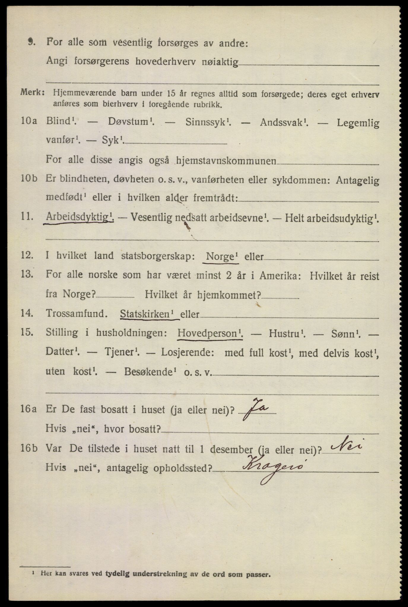 SAKO, Folketelling 1920 for 0630 Øvre Sandsvær herred, 1920, s. 1941
