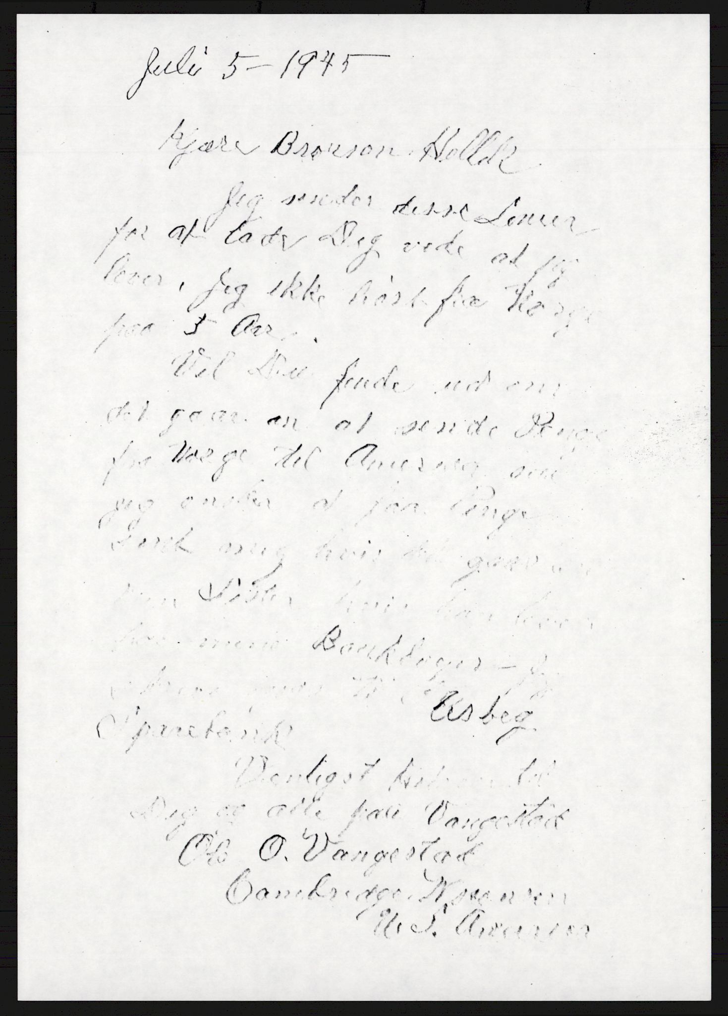 Samlinger til kildeutgivelse, Amerikabrevene, RA/EA-4057/F/L0016: Innlån fra Buskerud: Andersen - Bratås, 1838-1914, s. 423