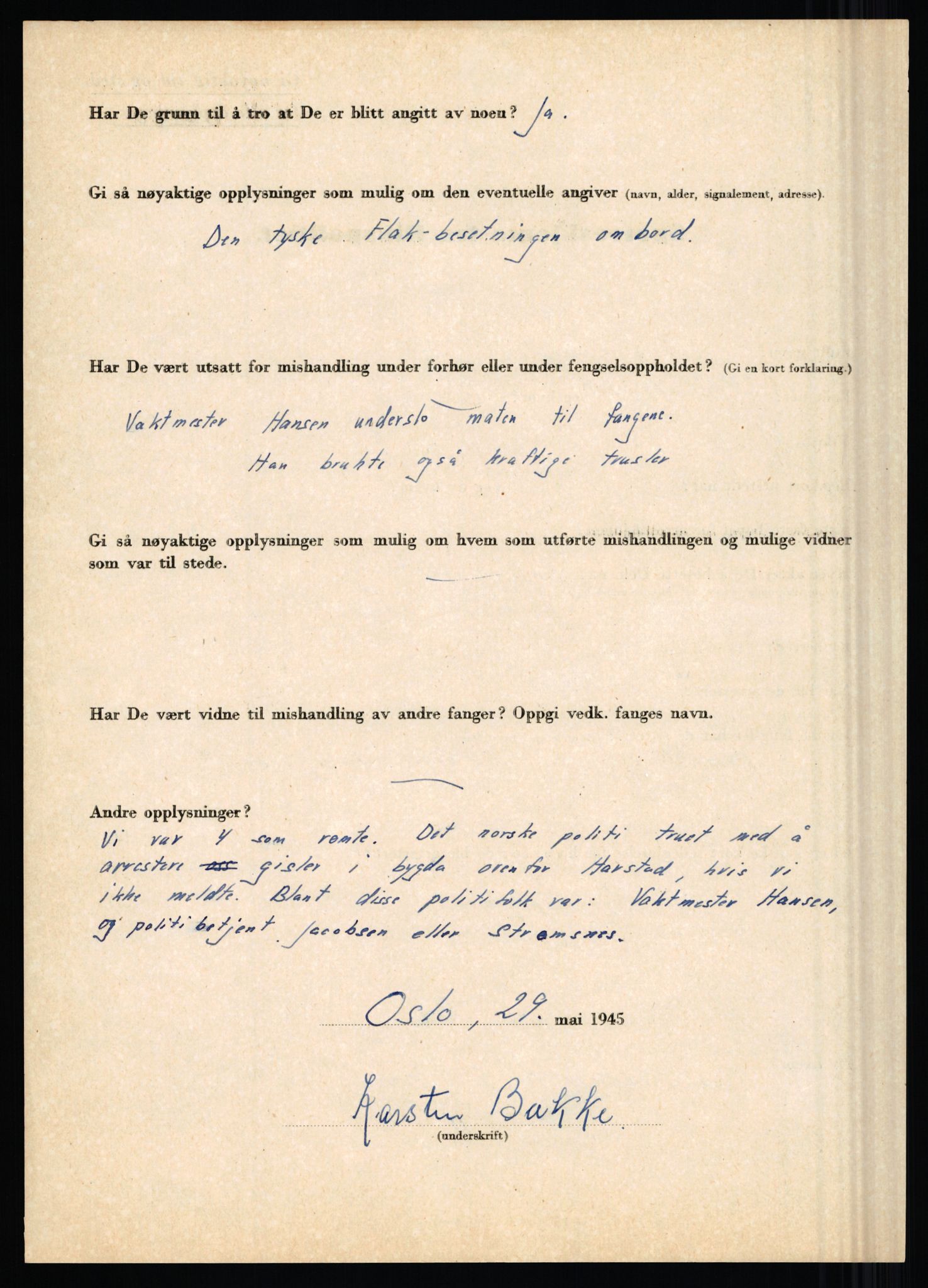 Rikspolitisjefen, AV/RA-S-1560/L/L0001: Abelseth, Rudolf - Berentsen, Odd, 1940-1945, s. 1102