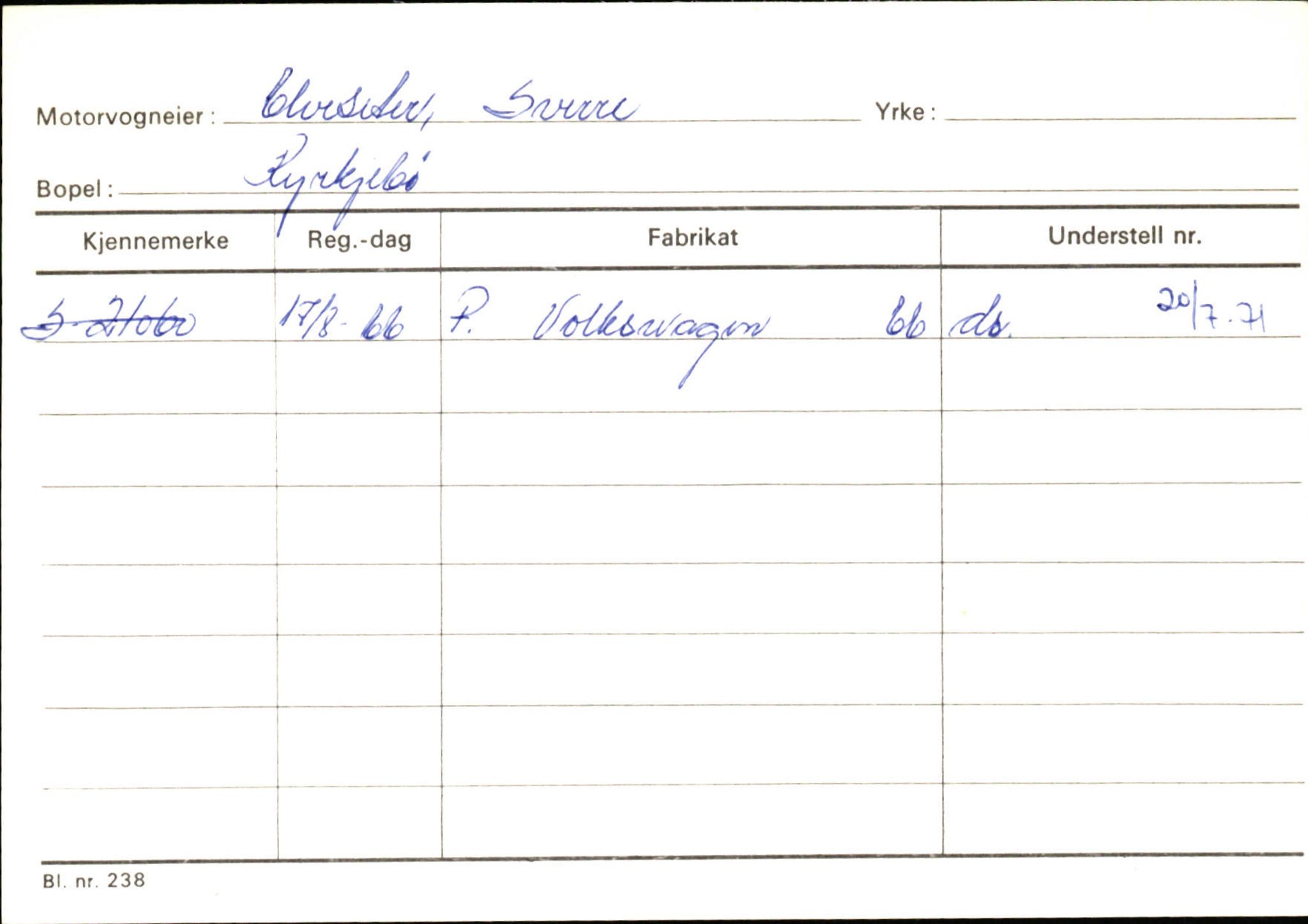 Statens vegvesen, Sogn og Fjordane vegkontor, AV/SAB-A-5301/4/F/L0130: Eigarregister Eid T-Å. Høyanger A-O, 1945-1975, s. 951