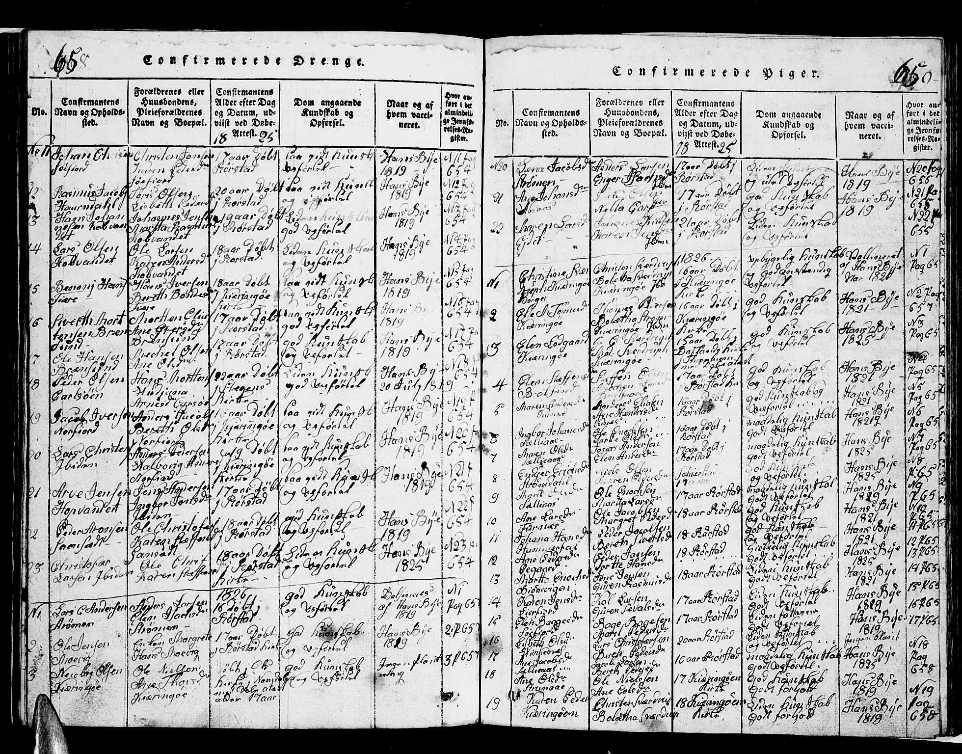 Ministerialprotokoller, klokkerbøker og fødselsregistre - Nordland, AV/SAT-A-1459/853/L0773: Klokkerbok nr. 853C01, 1821-1859, s. 658-659