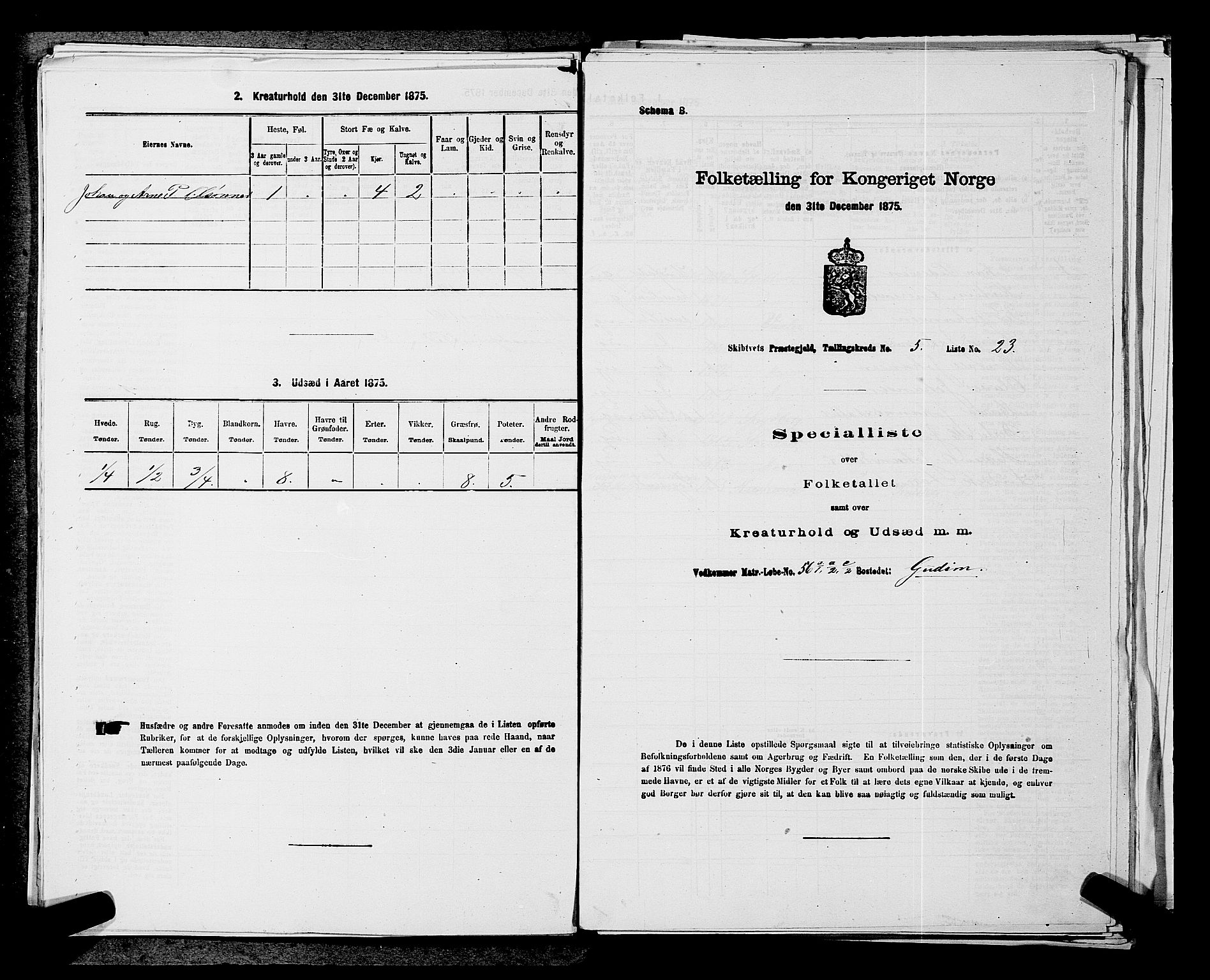 RA, Folketelling 1875 for 0127P Skiptvet prestegjeld, 1875, s. 928