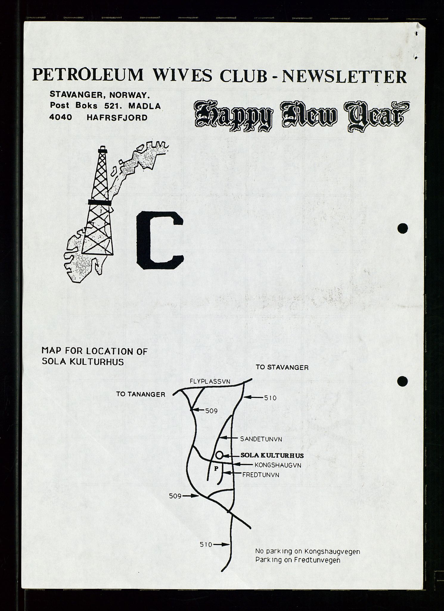 PA 1547 - Petroleum Wives Club, AV/SAST-A-101974/X/Xa/L0003: Newsletter, 1988-1994