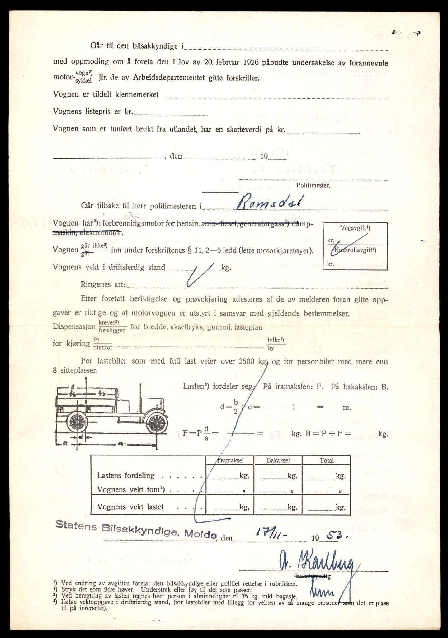 Møre og Romsdal vegkontor - Ålesund trafikkstasjon, AV/SAT-A-4099/F/Fe/L0041: Registreringskort for kjøretøy T 13710 - T 13905, 1927-1998, s. 2610