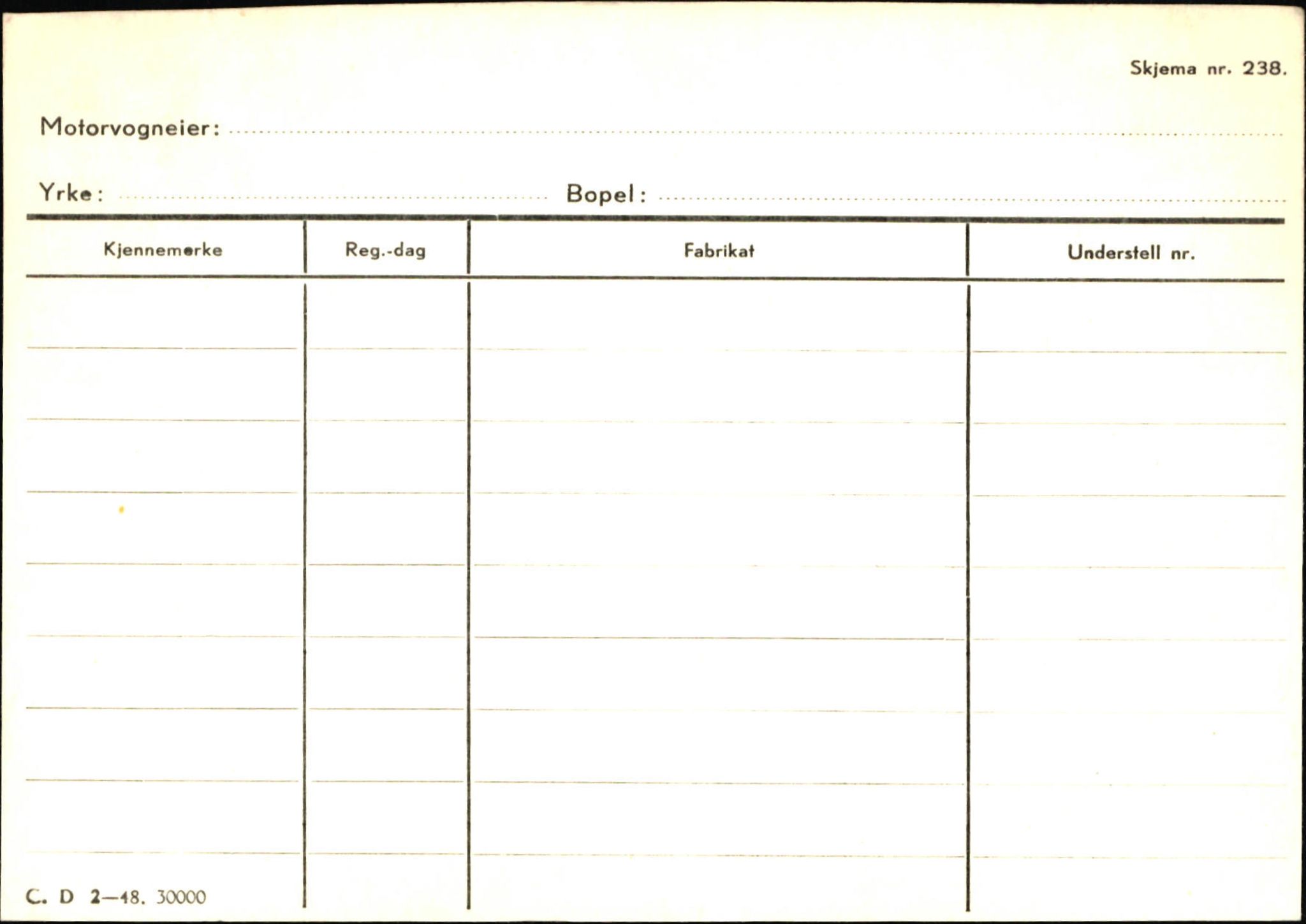 Statens vegvesen, Sogn og Fjordane vegkontor, AV/SAB-A-5301/4/F/L0132: Eigarregister Askvoll A-Å. Balestrand A-Å, 1945-1975, s. 1032