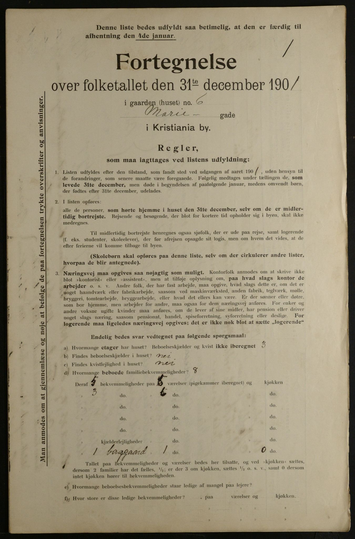 OBA, Kommunal folketelling 31.12.1901 for Kristiania kjøpstad, 1901, s. 9730