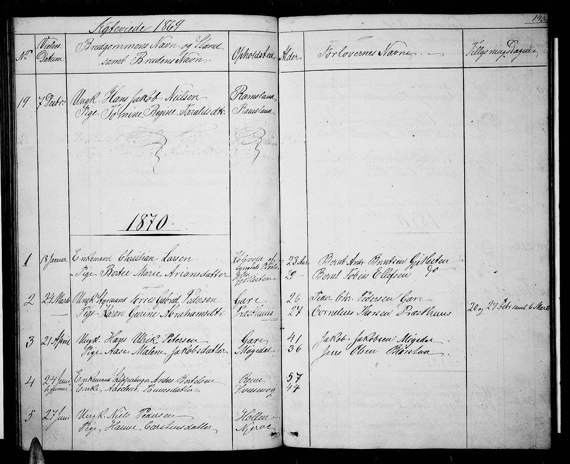 Sør-Audnedal sokneprestkontor, SAK/1111-0039/F/Fb/Fba/L0002: Klokkerbok nr. B 2, 1853-1878, s. 143