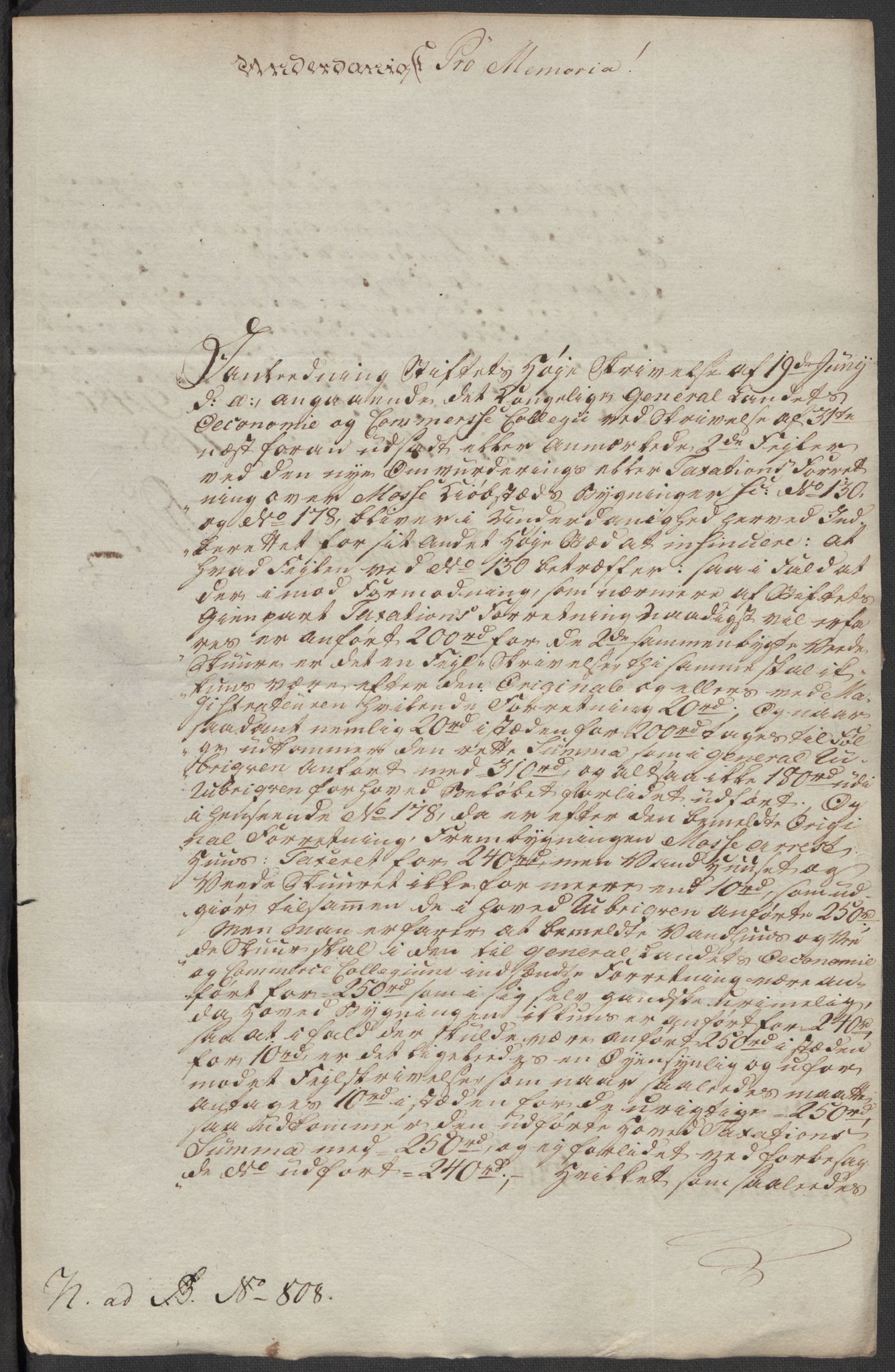 Kommersekollegiet, Brannforsikringskontoret 1767-1814, AV/RA-EA-5458/F/Fa/L0040/0006: Moss / Dokumenter, 1767-1807, s. 35