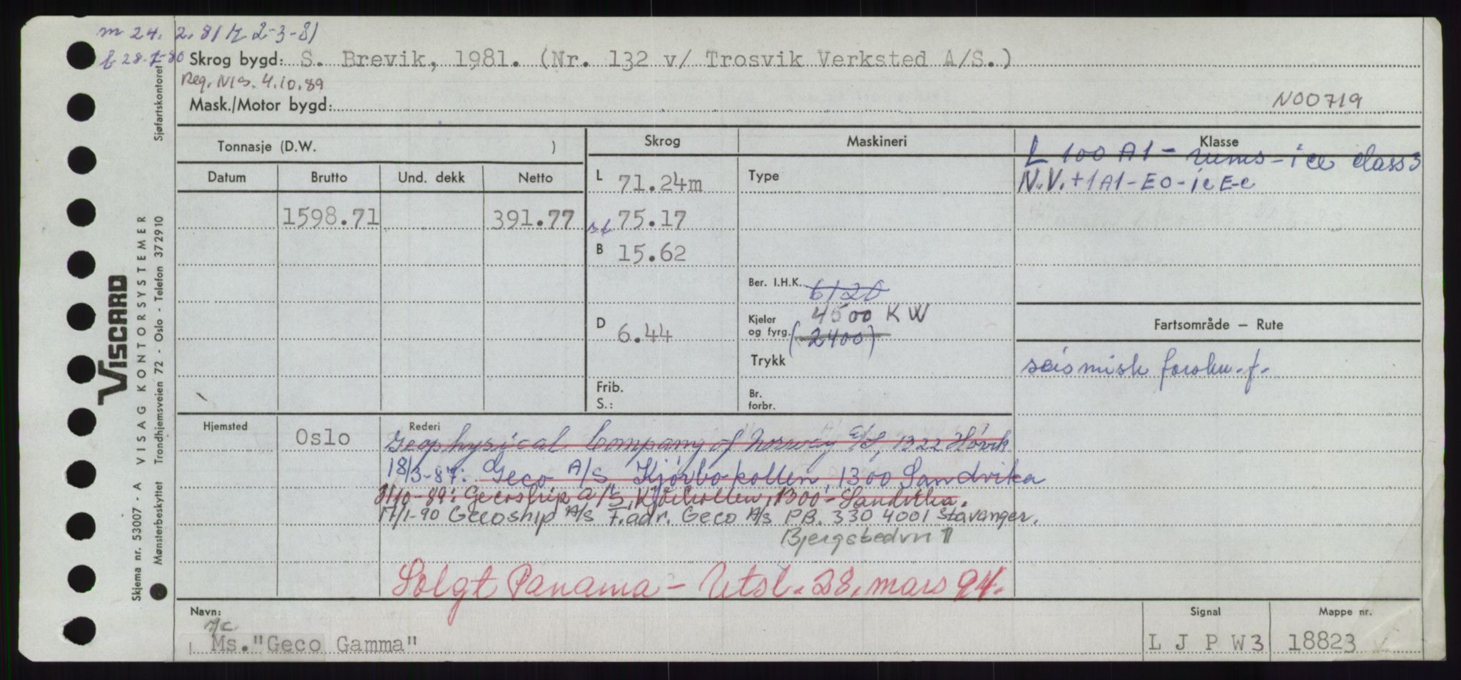 Sjøfartsdirektoratet med forløpere, Skipsmålingen, AV/RA-S-1627/H/Hd/L0012: Fartøy, G-Glø, s. 147