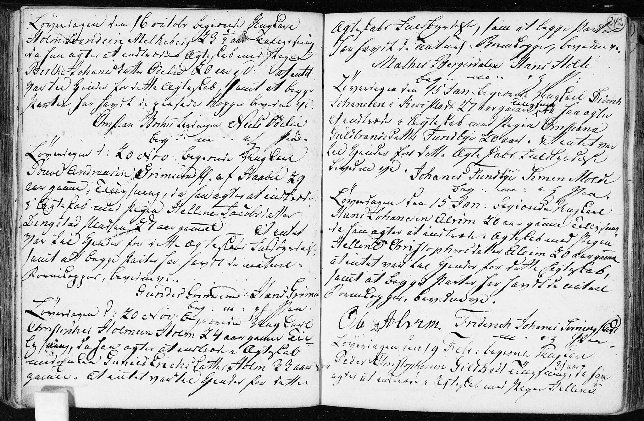 Spydeberg prestekontor Kirkebøker, SAO/A-10924/F/Fa/L0003: Ministerialbok nr. I 3, 1778-1814, s. 242