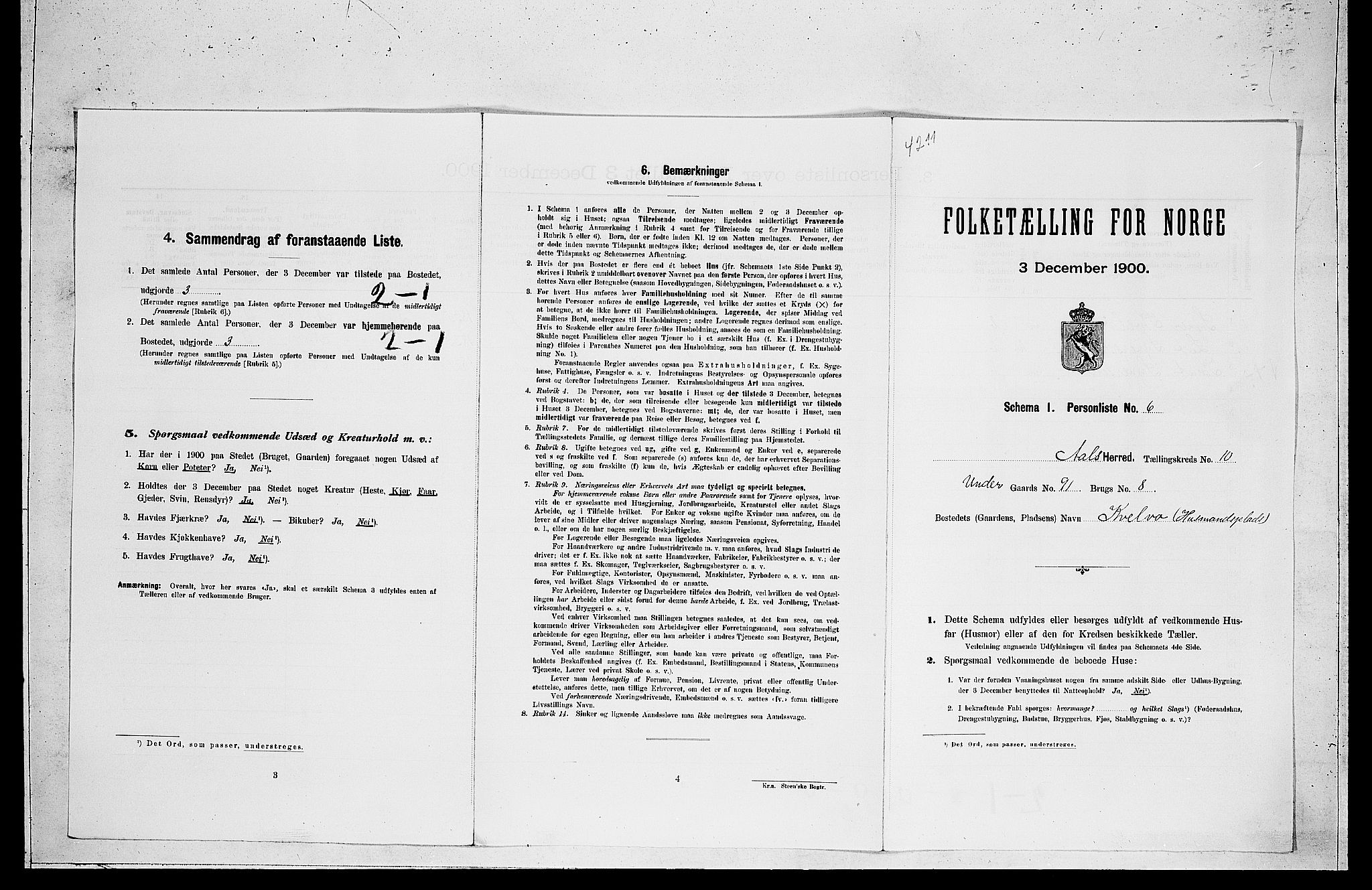 RA, Folketelling 1900 for 0619 Ål herred, 1900, s. 812