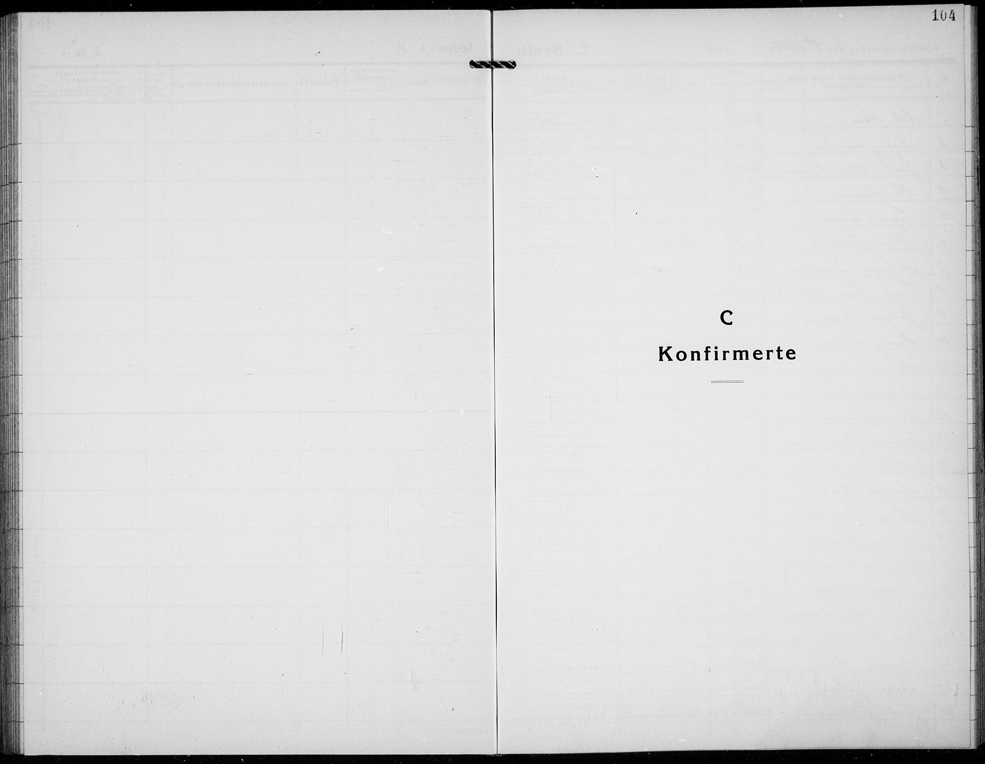 Løten prestekontor, AV/SAH-PREST-022/L/La/L0009: Klokkerbok nr. 9, 1930-1939, s. 104