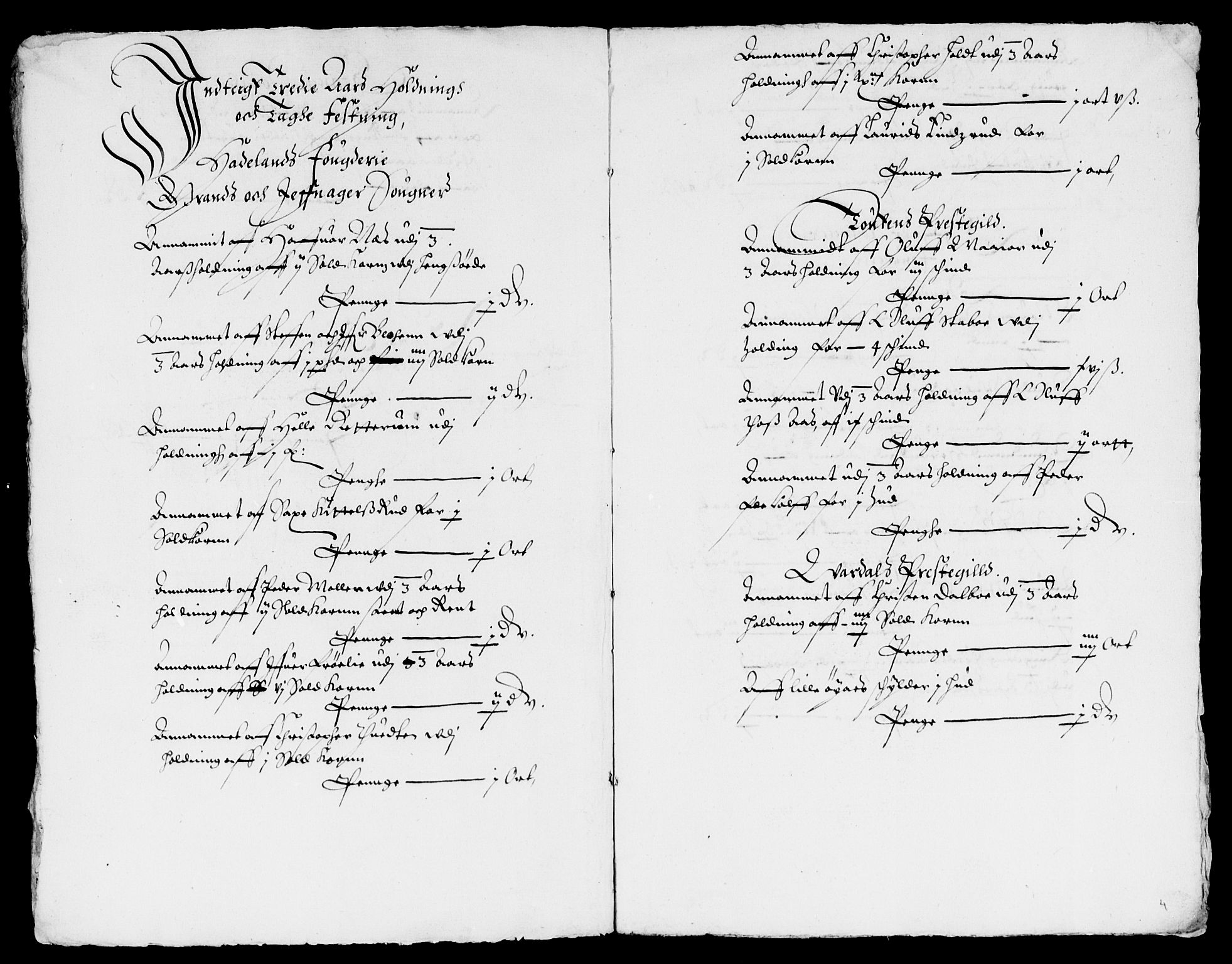 Rentekammeret inntil 1814, Reviderte regnskaper, Lensregnskaper, AV/RA-EA-5023/R/Rb/Rba/L0171: Akershus len, 1643-1644