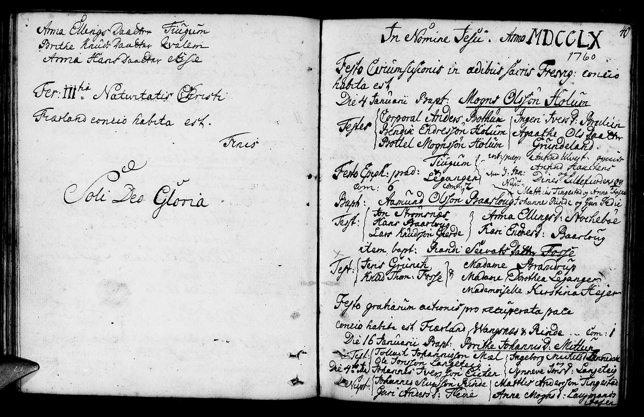 Leikanger sokneprestembete, SAB/A-81001: Ministerialbok nr. A 3, 1756-1770, s. 40