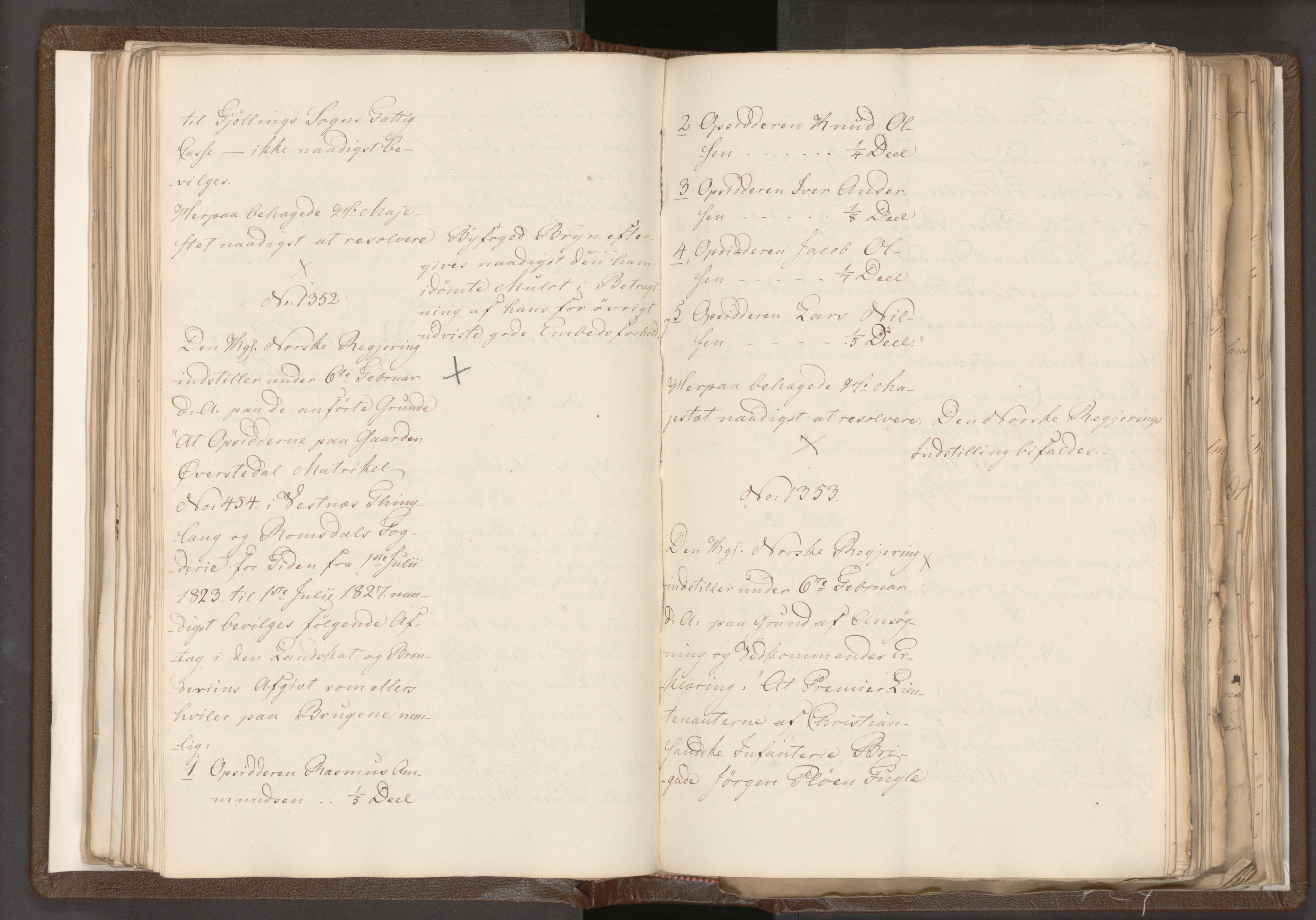 Statsrådssekretariatet, AV/RA-S-1001/A/Ab/L0018: Kgl. res. nr. 1112-1753, 1. halvår, 1824