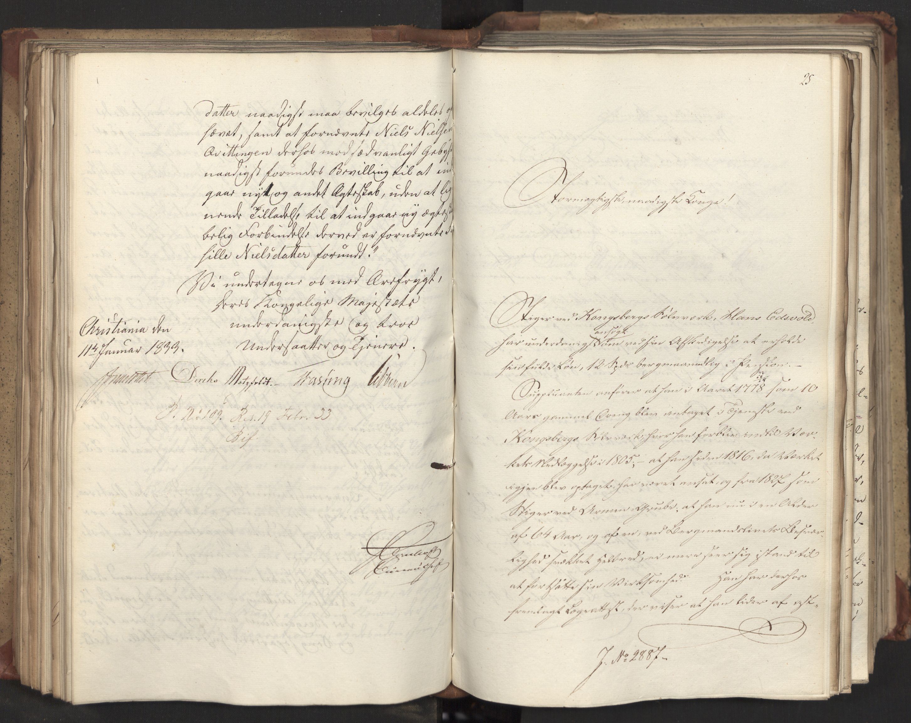 Statsrådsavdelingen i Stockholm, AV/RA-S-1003/D/Da/L0082: Regjeringsinnstillinger nr. 2858-2979, 1833, s. 194