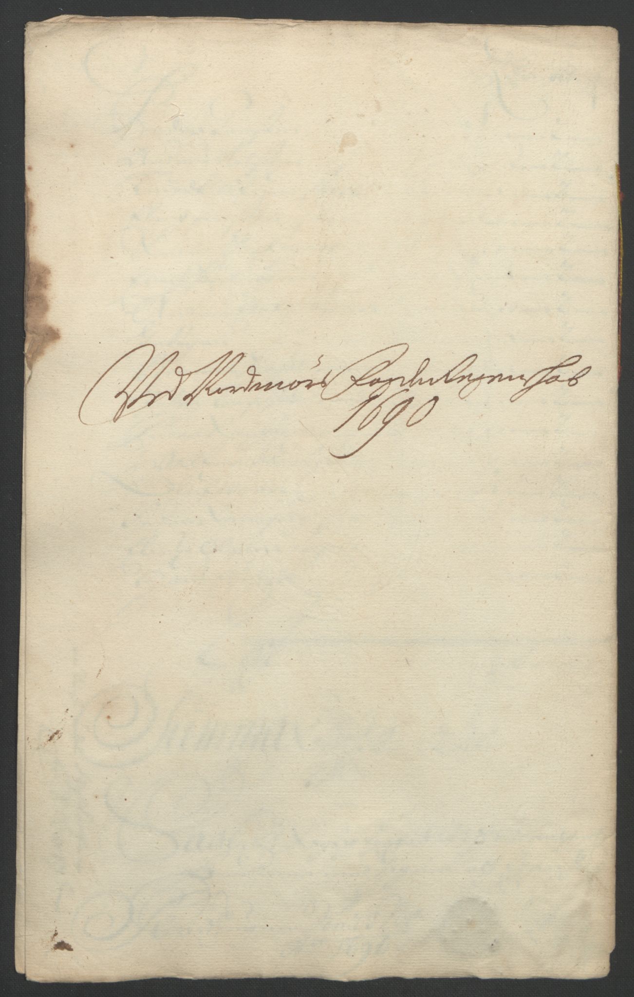 Rentekammeret inntil 1814, Reviderte regnskaper, Fogderegnskap, RA/EA-4092/R56/L3734: Fogderegnskap Nordmøre, 1690-1691, s. 90