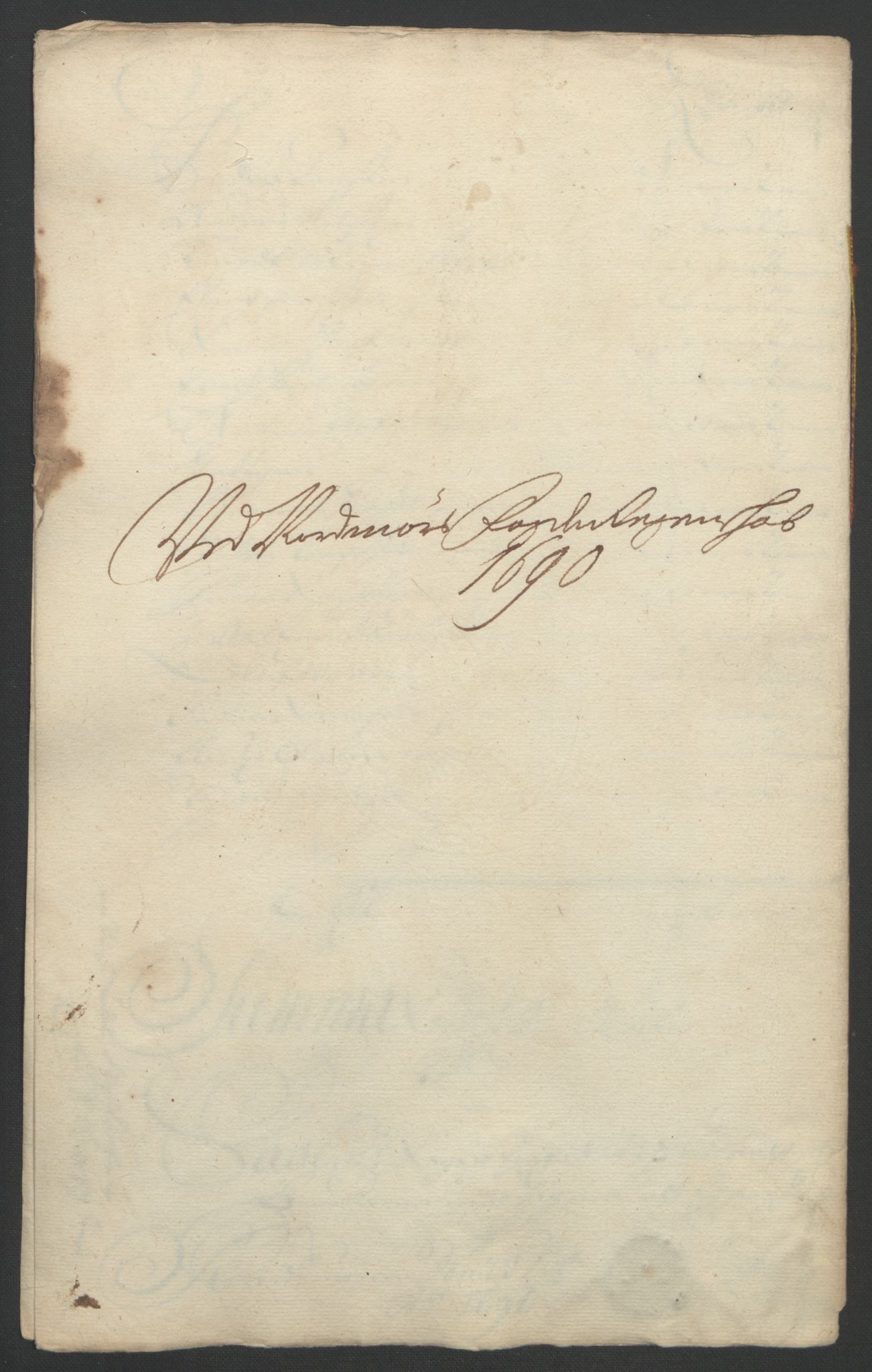 Rentekammeret inntil 1814, Reviderte regnskaper, Fogderegnskap, AV/RA-EA-4092/R56/L3734: Fogderegnskap Nordmøre, 1690-1691, s. 90