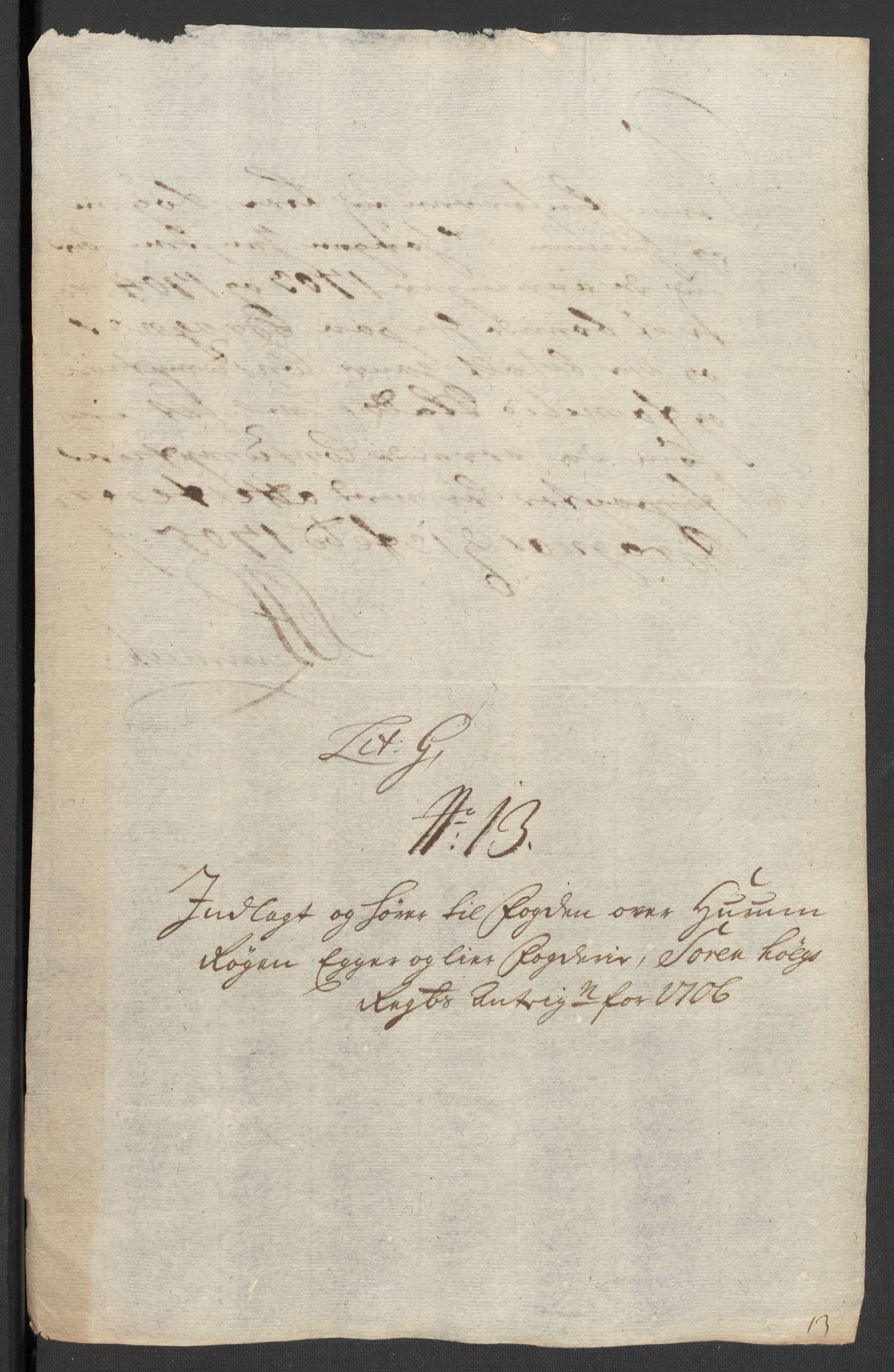 Rentekammeret inntil 1814, Reviderte regnskaper, Fogderegnskap, RA/EA-4092/R30/L1701: Fogderegnskap Hurum, Røyken, Eiker og Lier, 1706-1707, s. 239