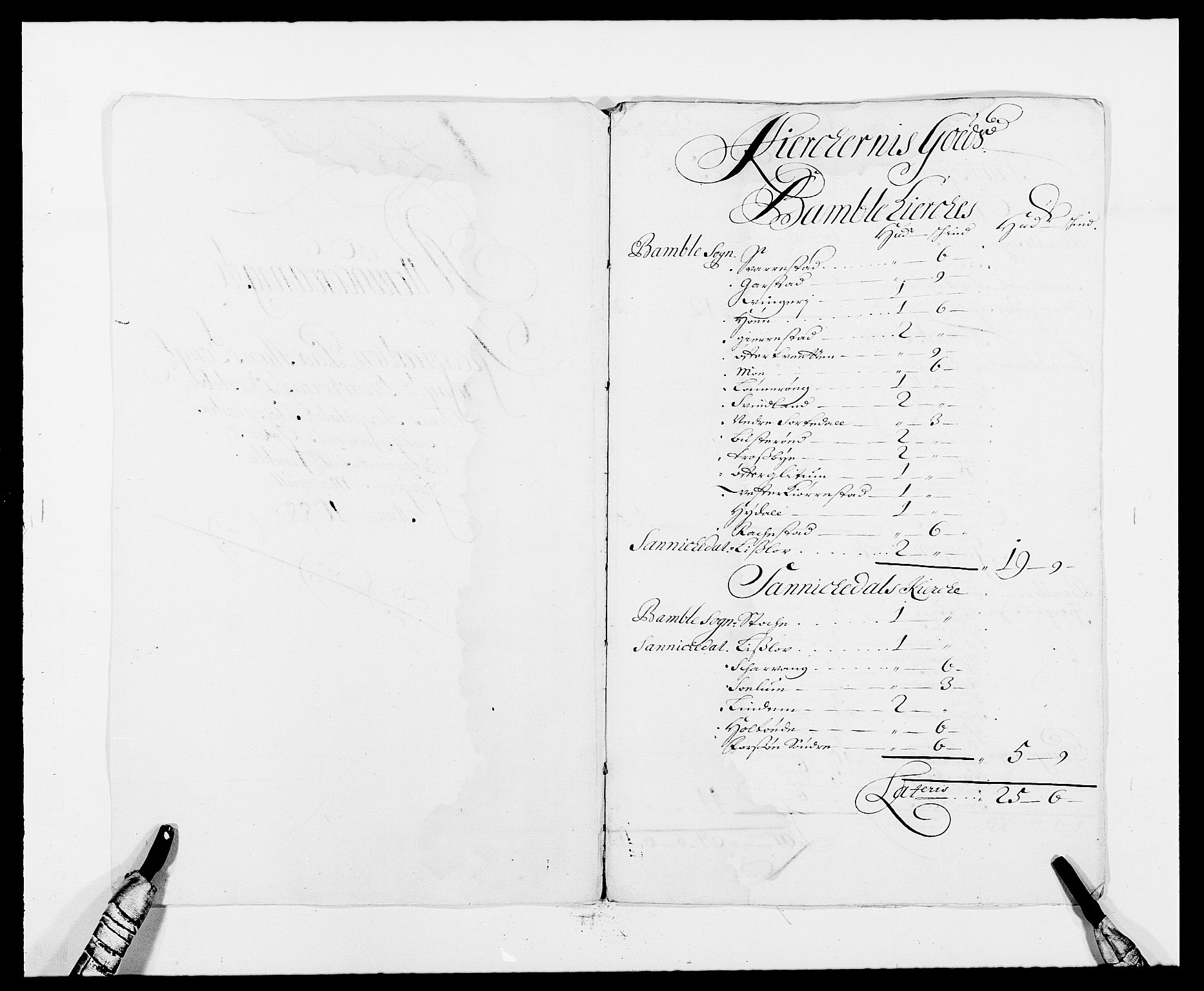 Rentekammeret inntil 1814, Reviderte regnskaper, Fogderegnskap, AV/RA-EA-4092/R34/L2050: Fogderegnskap Bamble, 1688-1691, s. 214