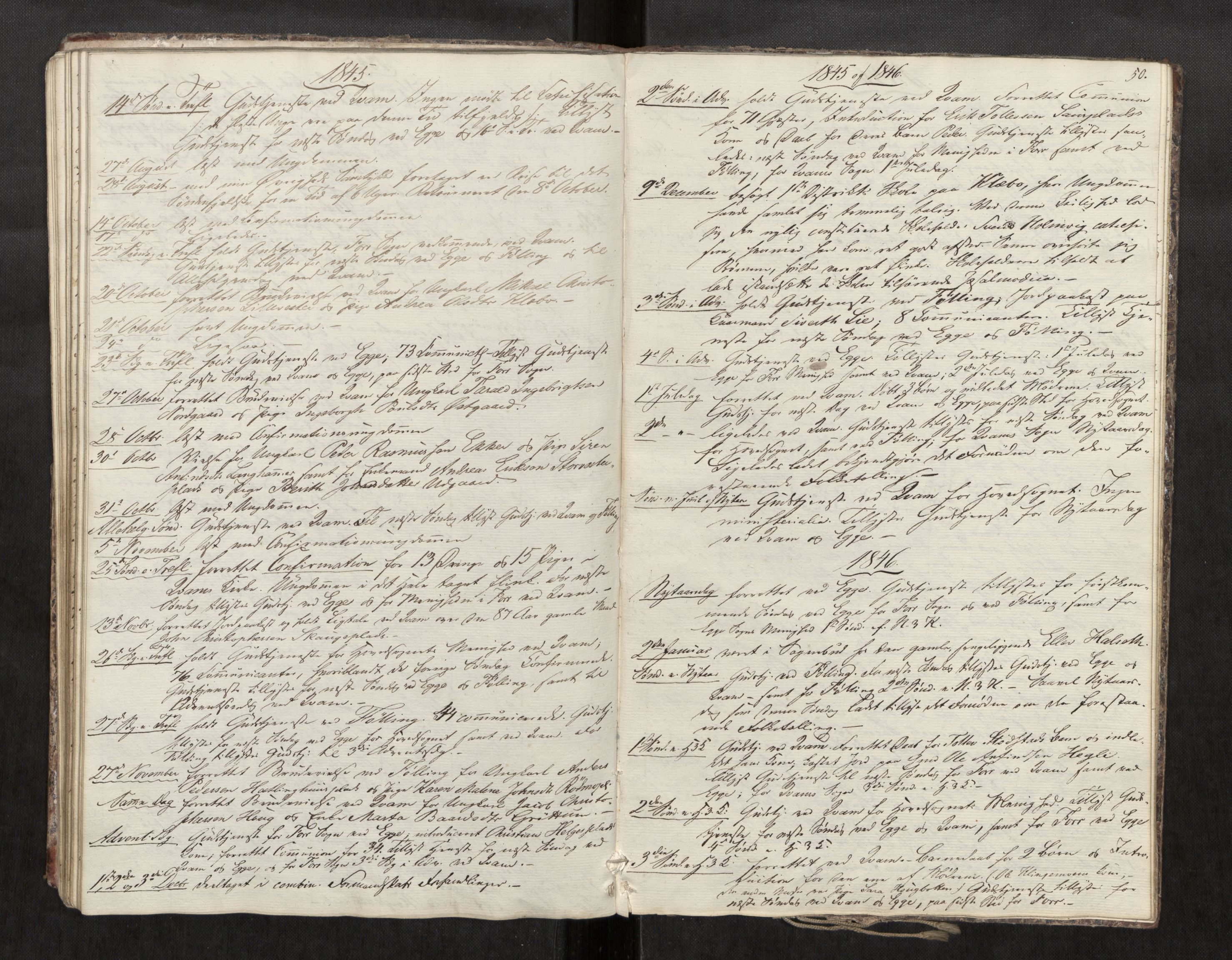 Stod sokneprestkontor, SAT/A-1164/2/I/I1/I1d/L0001: Residerende kapellans bok nr. 1, 1827-1849, s. 50