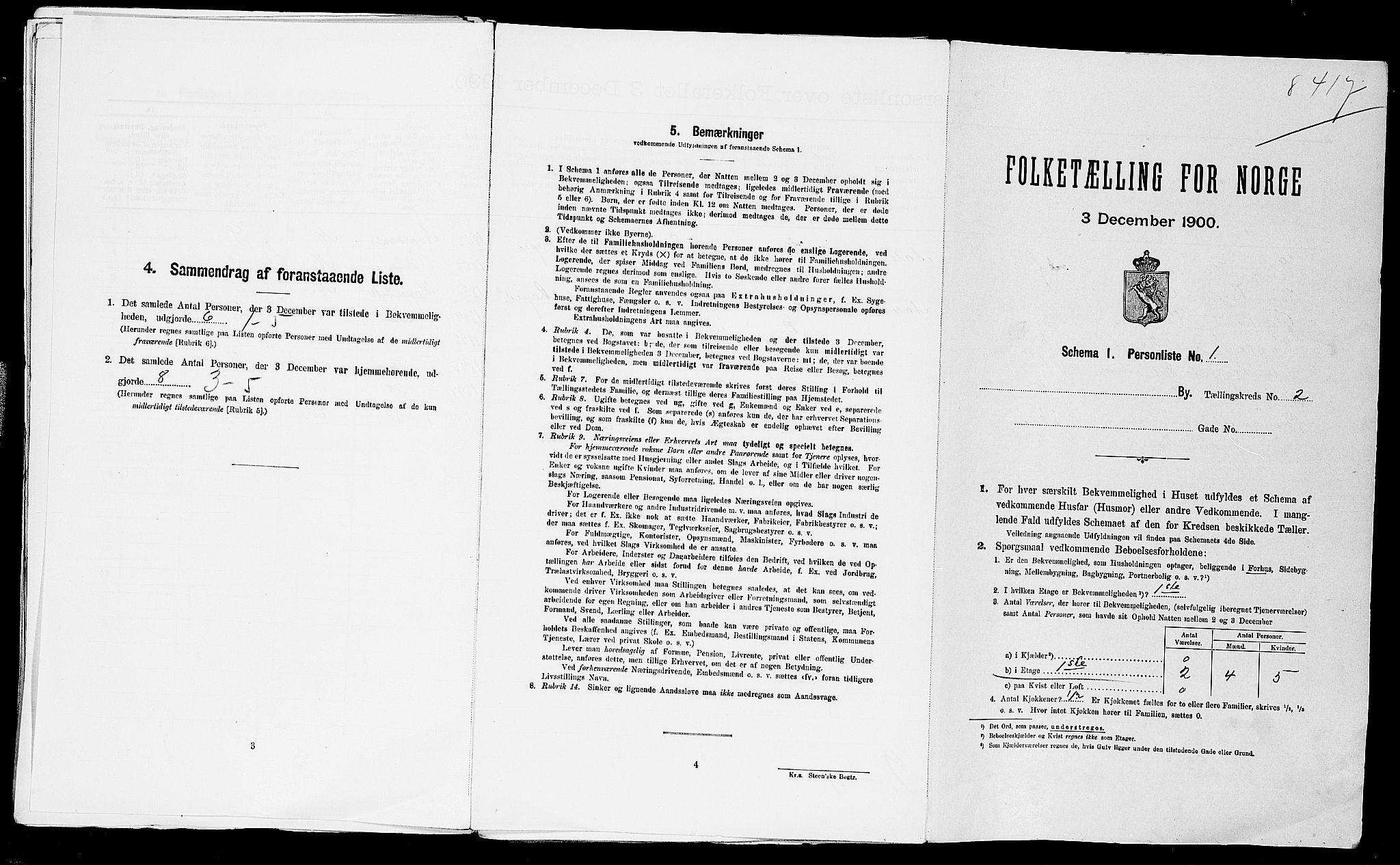 SAST, Folketelling 1900 for 1105 Kopervik ladested, 1900, s. 763