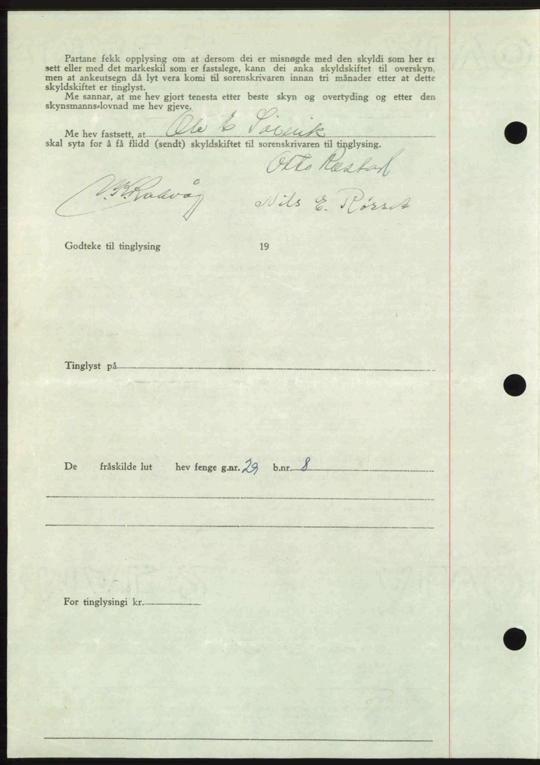 Romsdal sorenskriveri, AV/SAT-A-4149/1/2/2C: Pantebok nr. A26, 1948-1948, Dagboknr: 972/1948